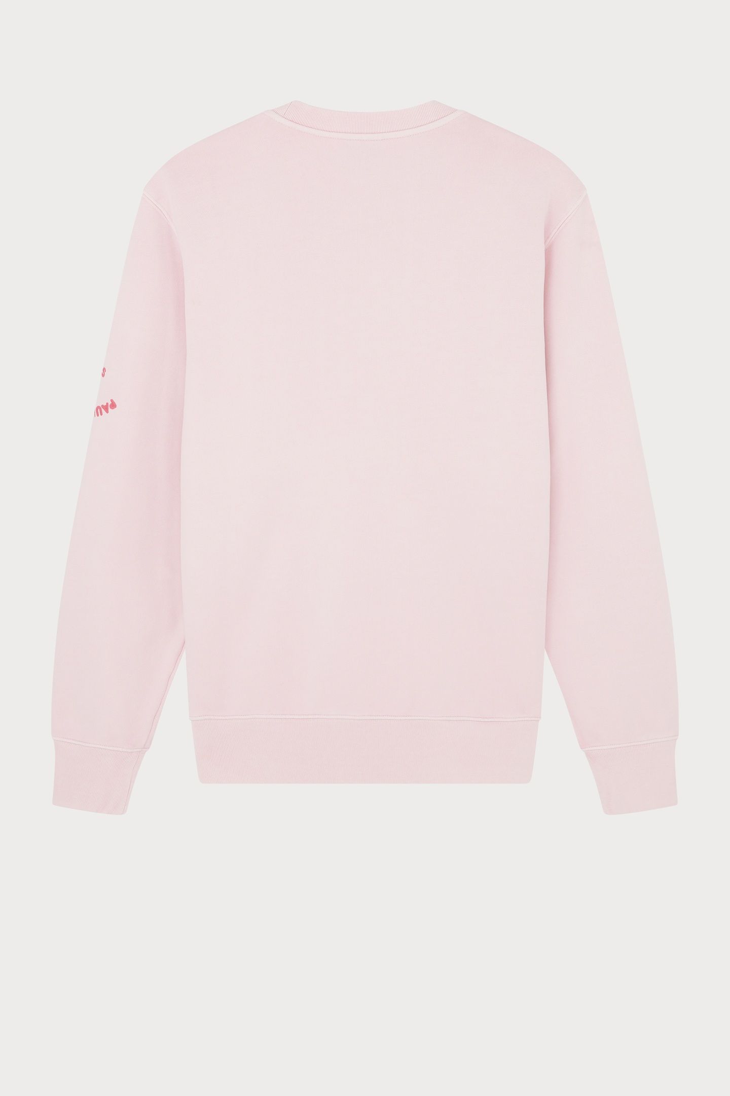 MENS SWEATSHIRT PS HAPPY EMB PINK 2