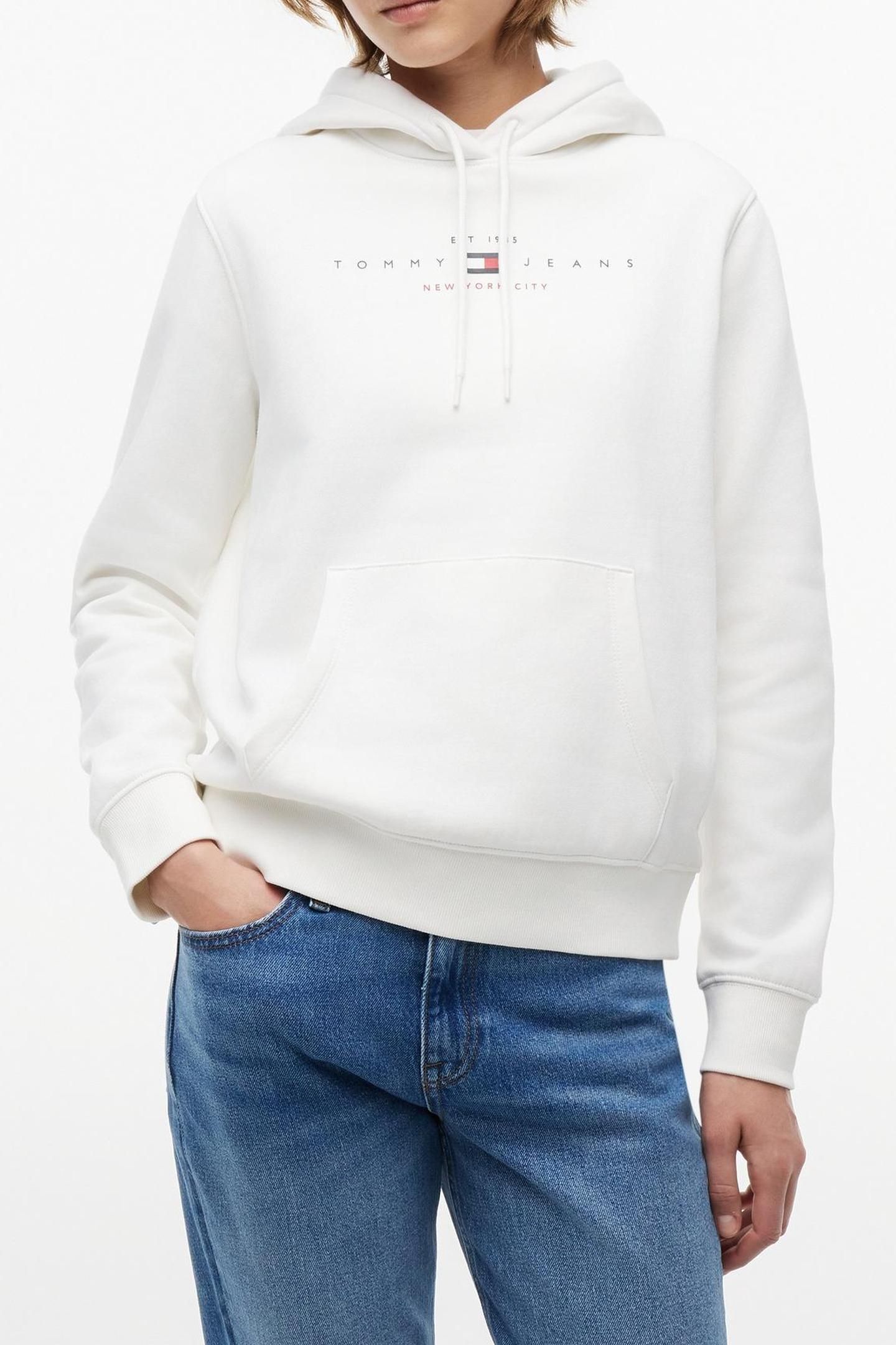 TJW REG US LINEAR HOODIE ECRU 1