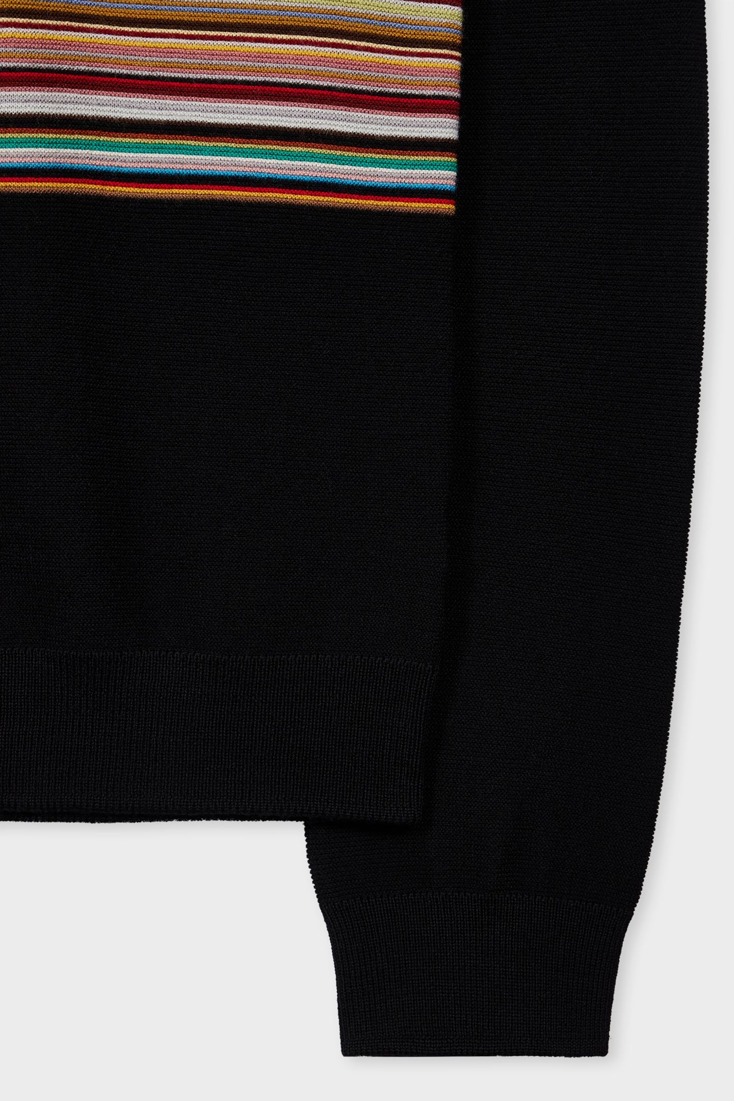 MENS SWEATER CREW NECK BLACK 7