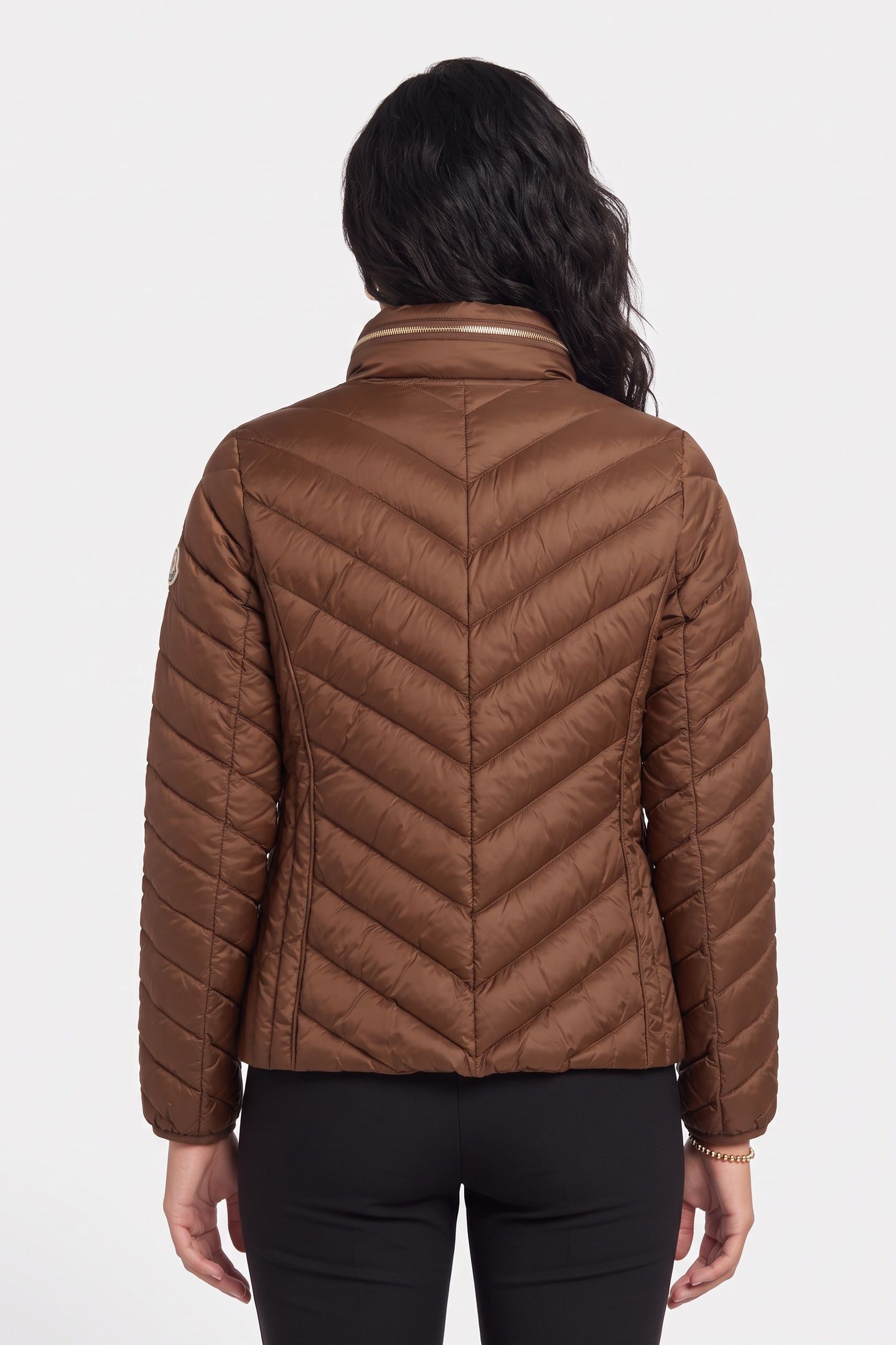 SHORTPACKABLEDOWN CORECUT DARK CARAMEL 2