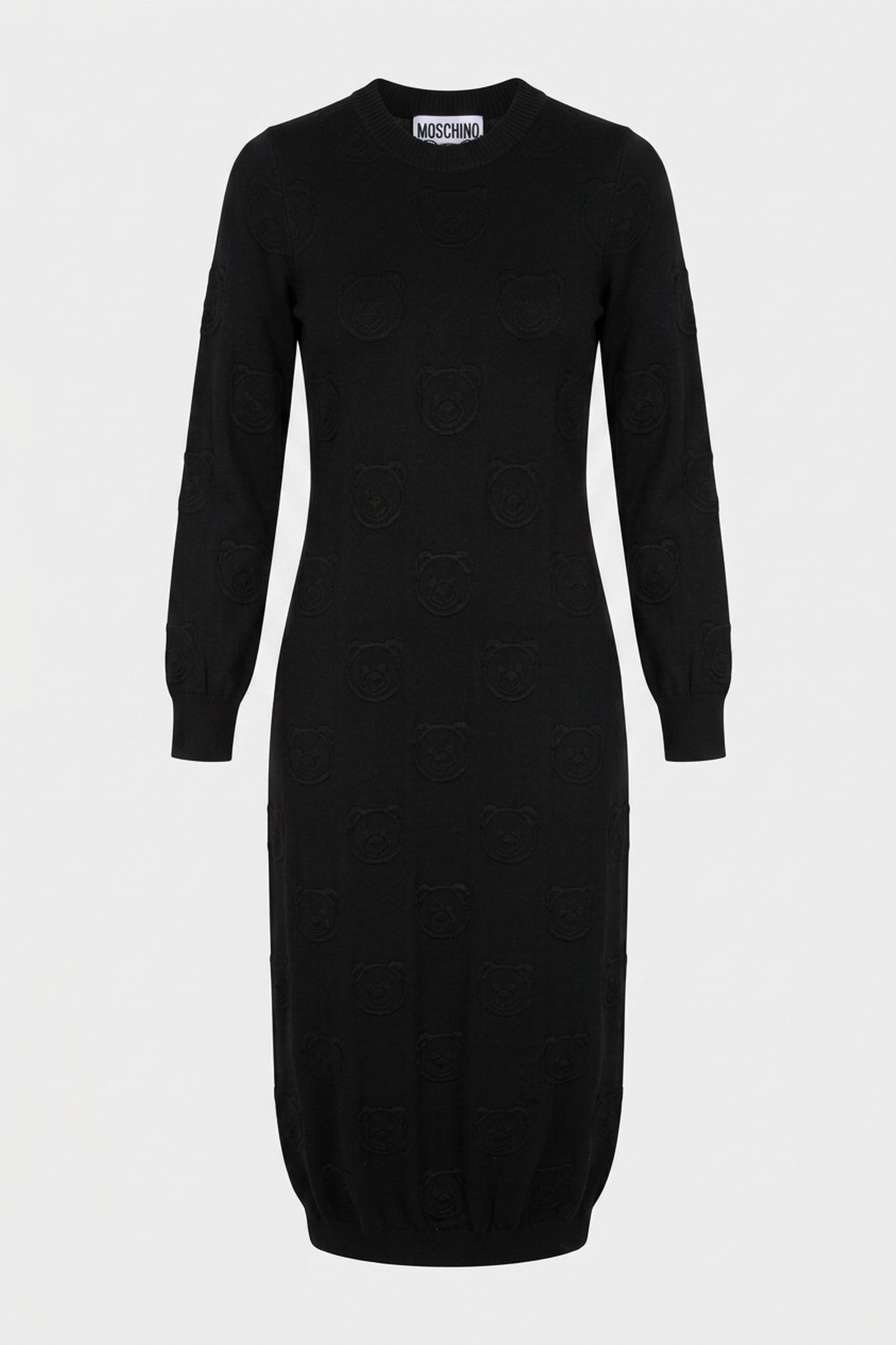 KNIT DRESS BLACK 3