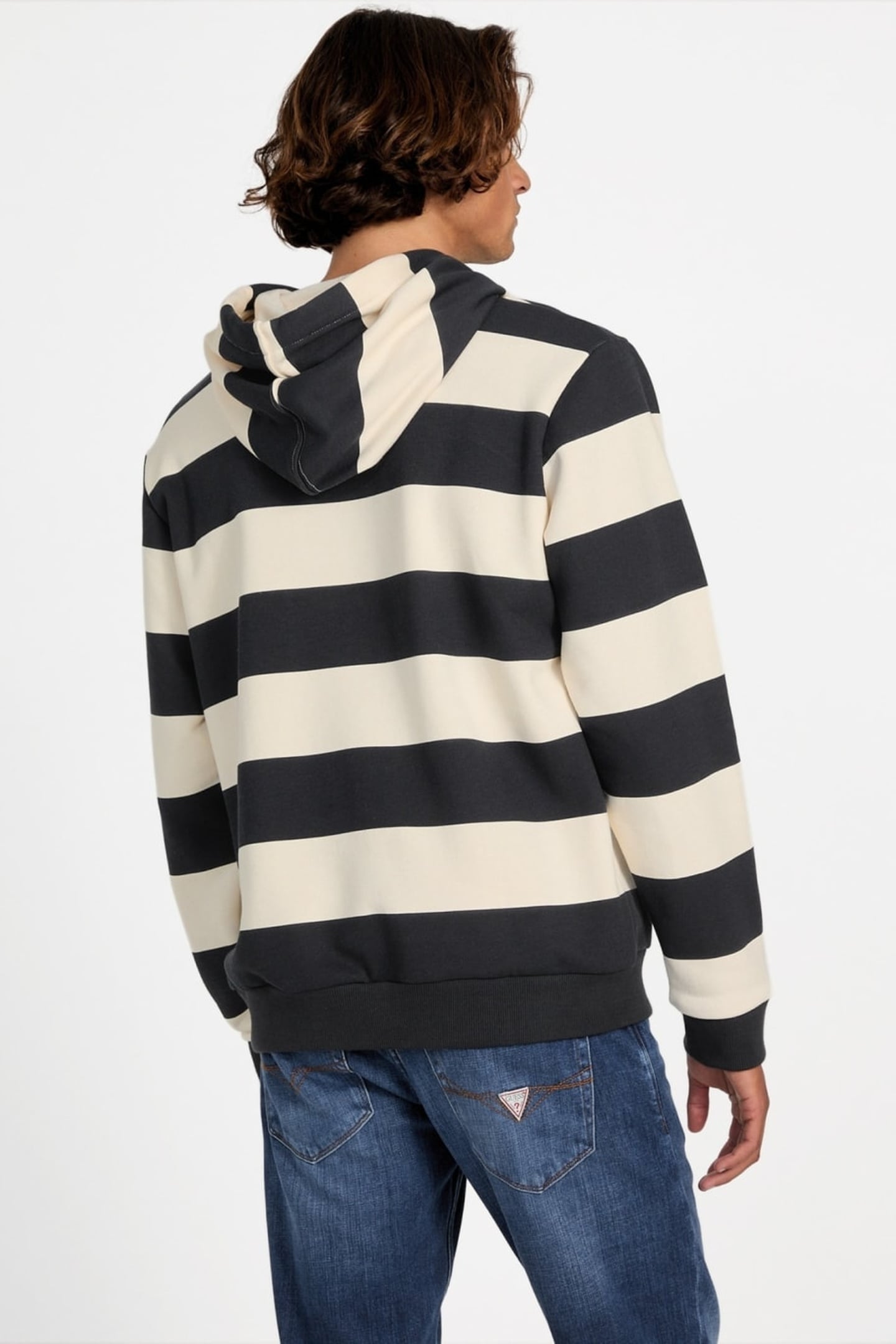 MARINA HOODIE SWEATS MARINA PRINTED STRIP 2