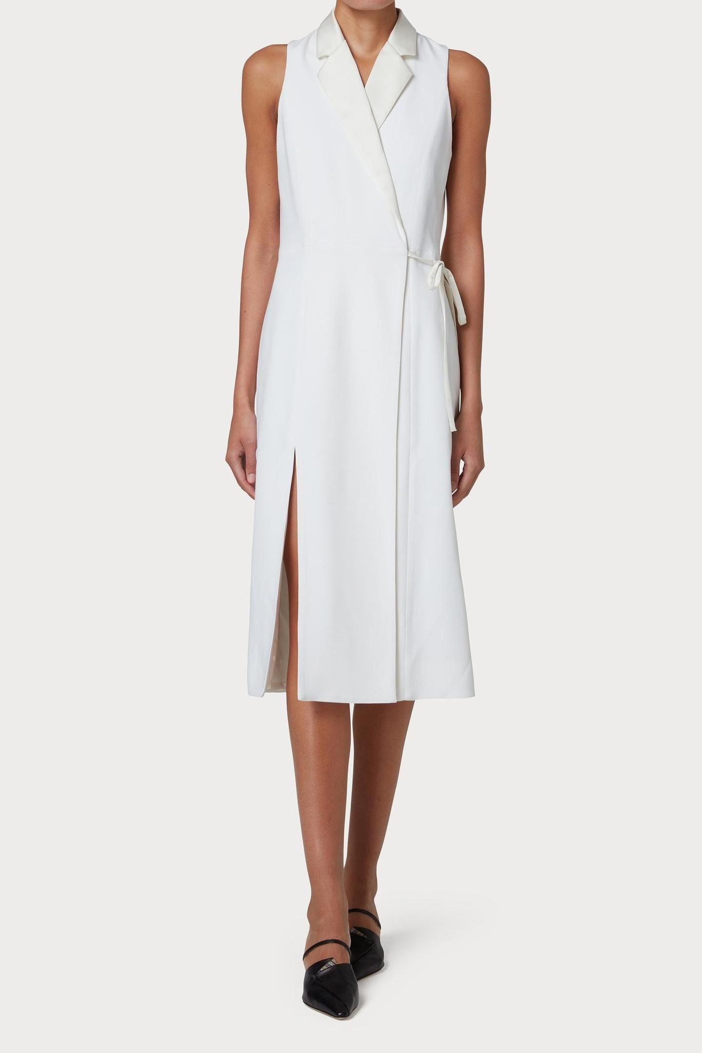 WOMENS TUX DRESS OFF WHITE 1