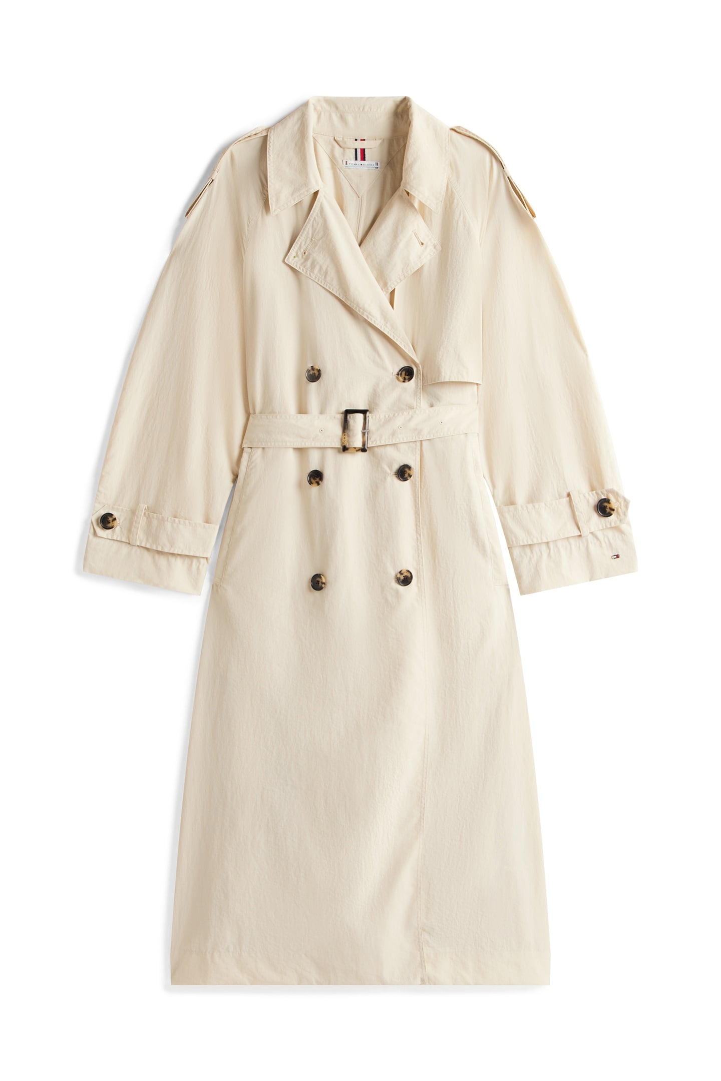 LW NYLON OVERSIZED TRENCH NEWSPRINT 3