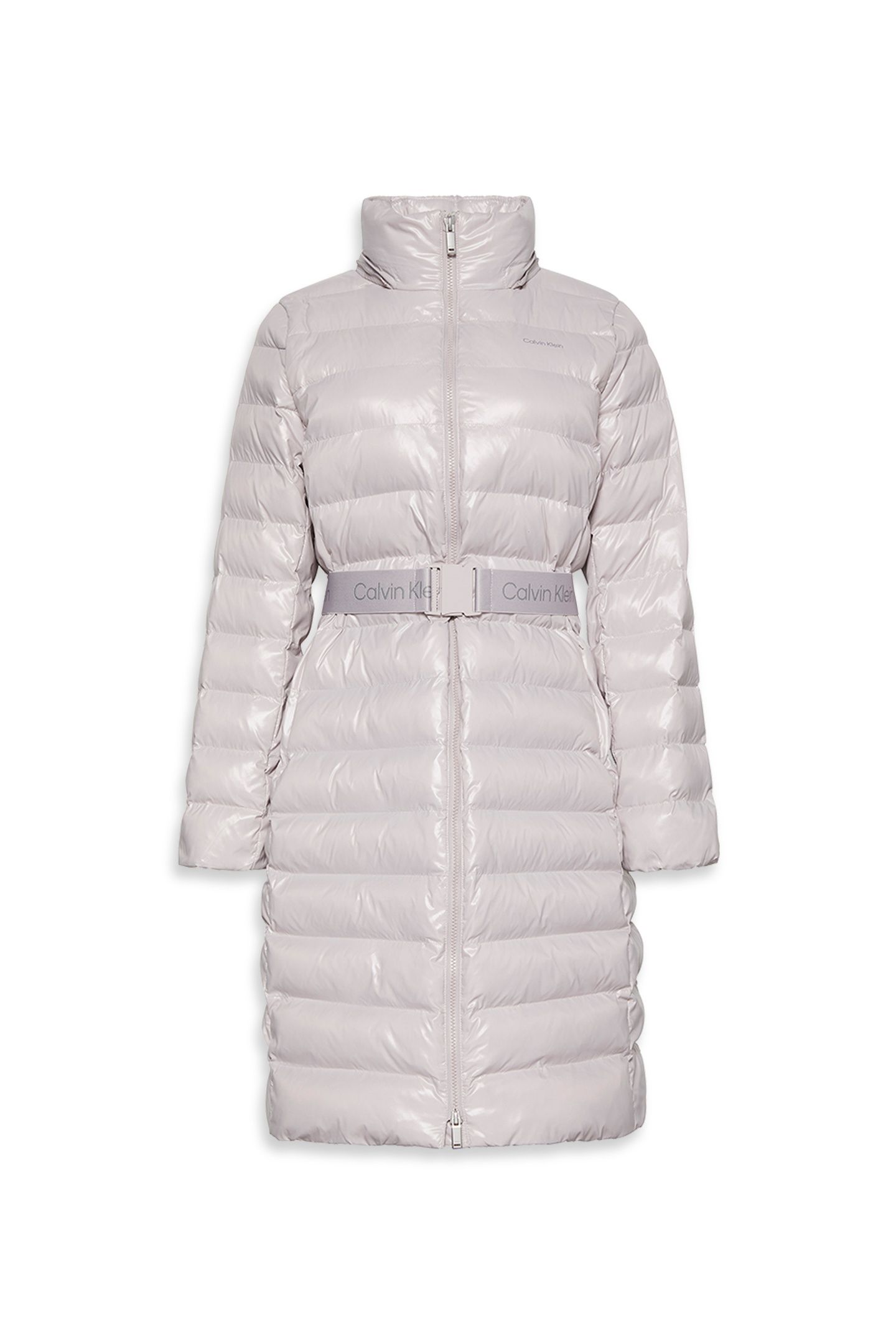 BELTED LIGHTWEIGHT COAT GULL GRAY 4