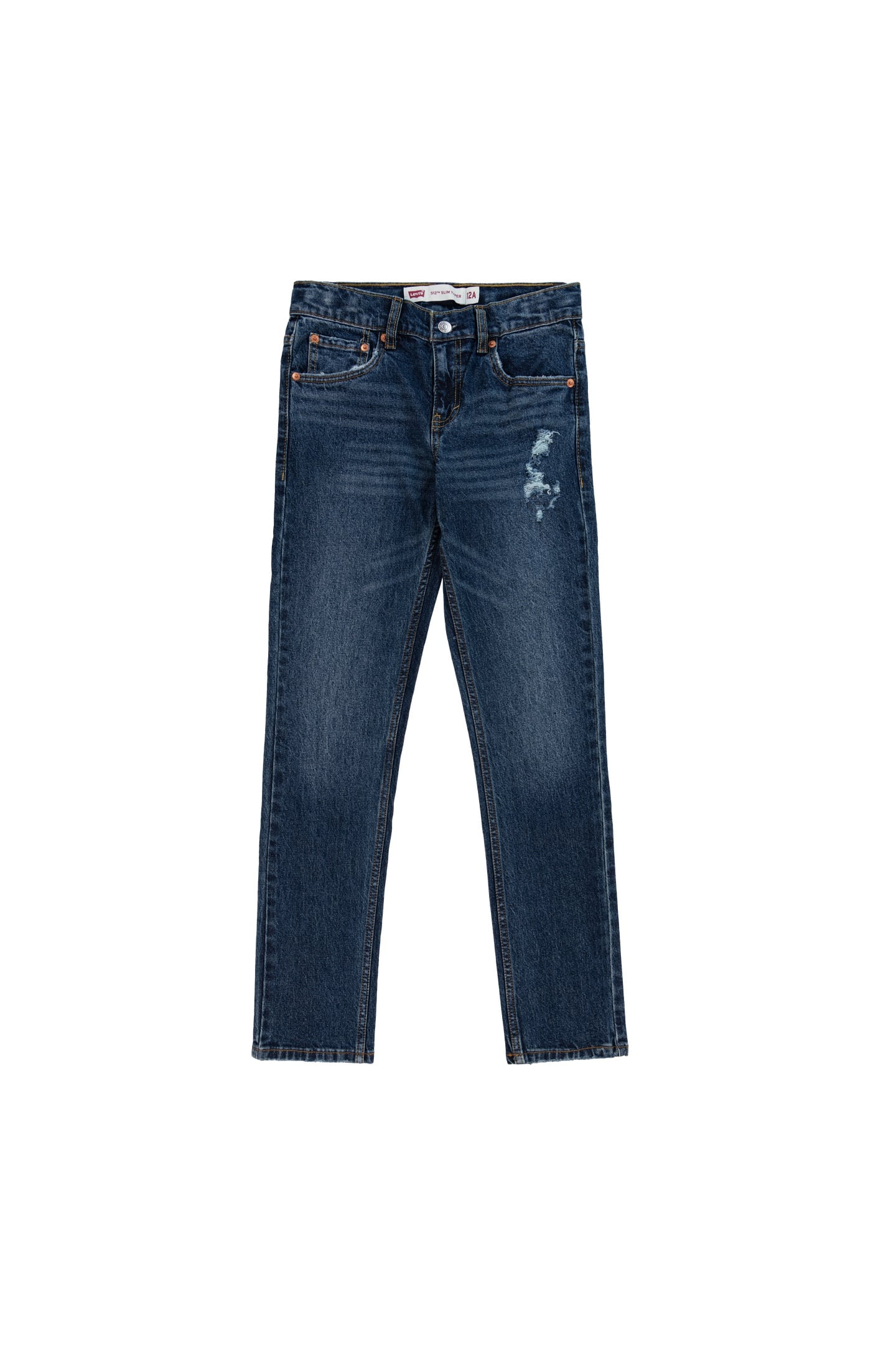 BOYS 512 SLIM TAPER JEANS EL TRAIN2 WITH DESTRUCTION 1
