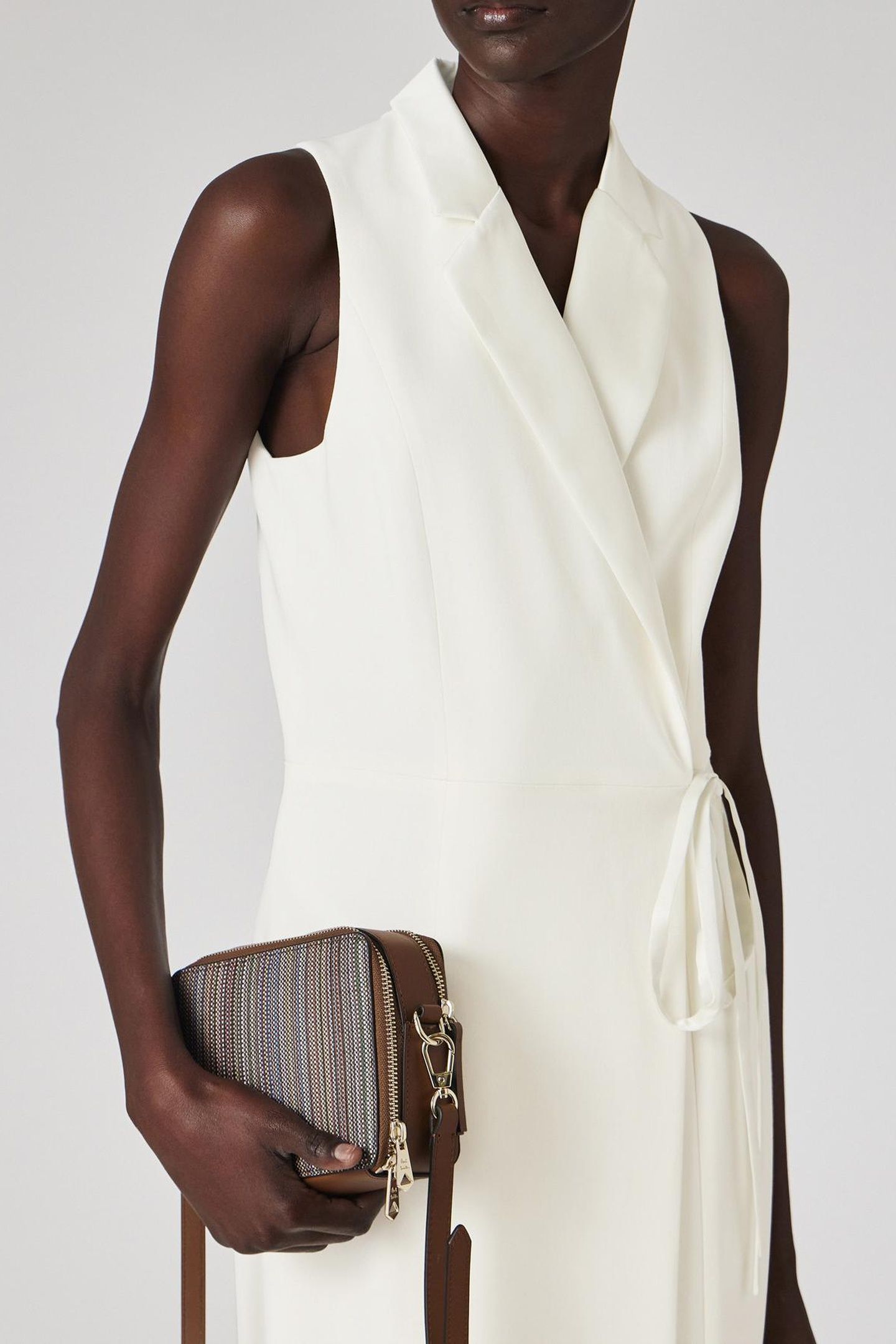 WOMENS TUX DRESS OFF WHITE 7