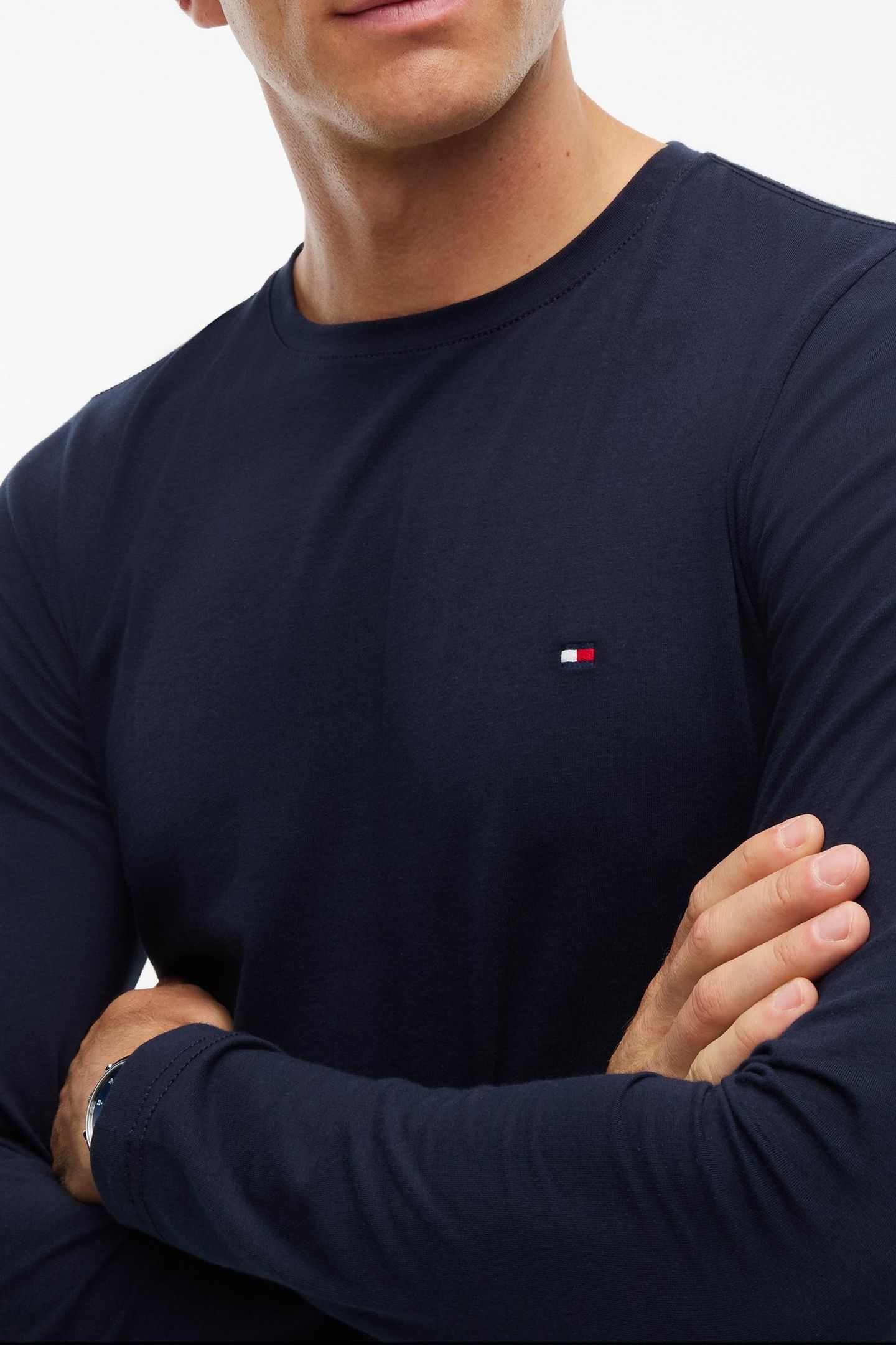STRETCH SLIM FIT TEE NAVY BLUE 7