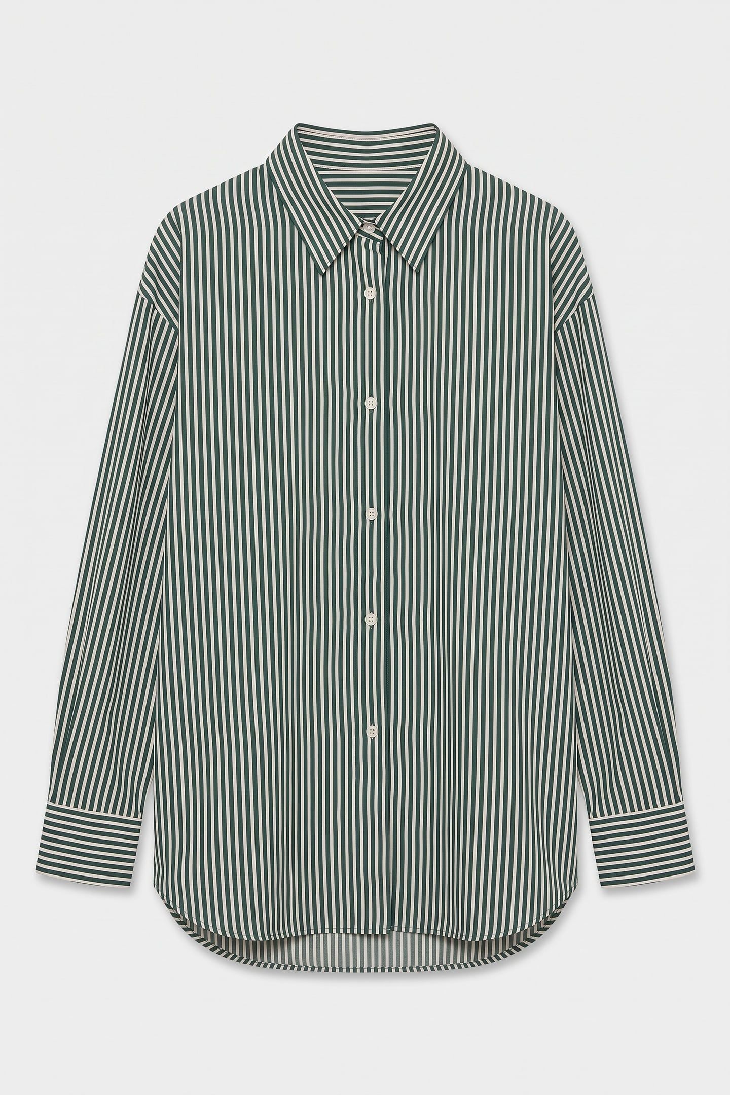ILANDA STRIPE SHIRT GREEN 3