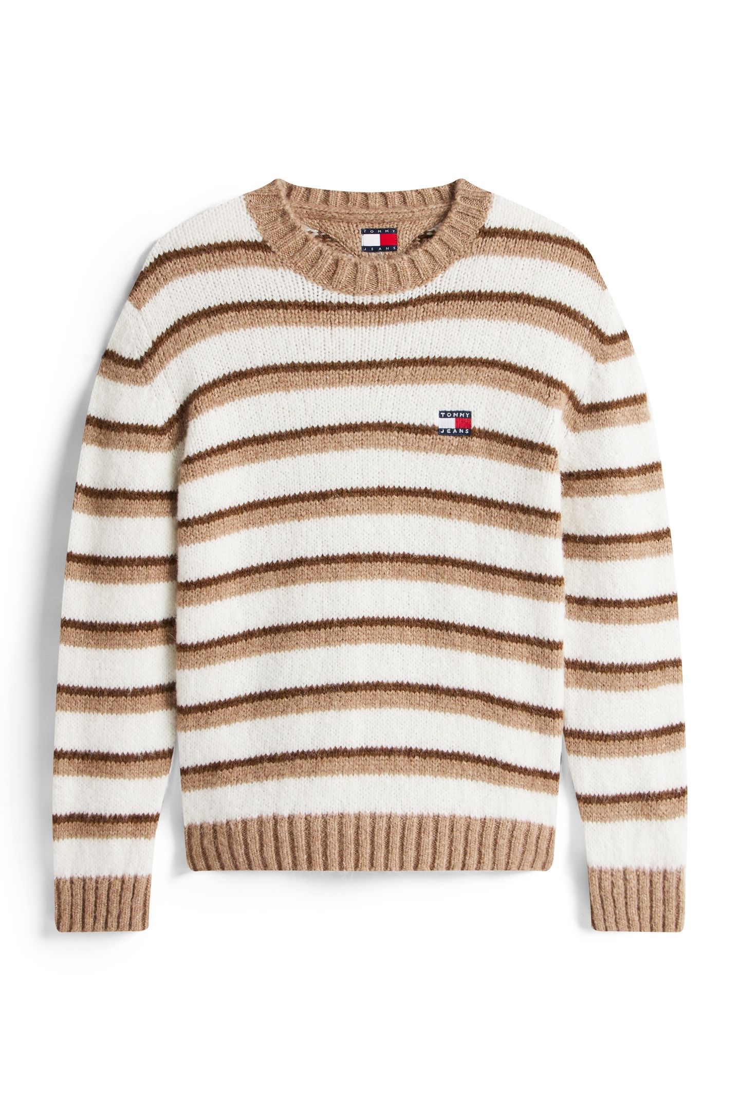 TJM REG BRUSHED STRIPE COASTAL TAUPE STRIPE 4