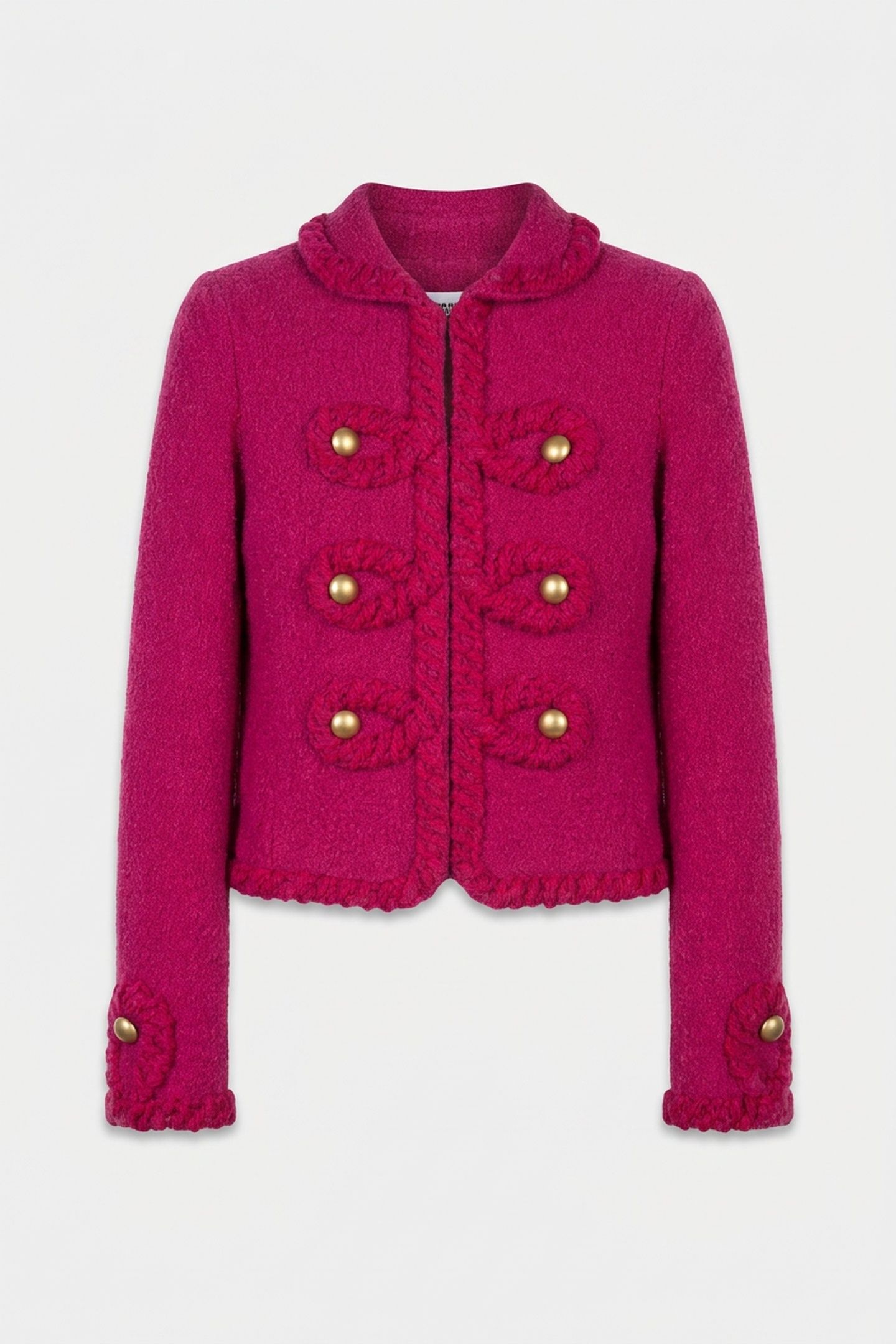 KNITTED JACKET PURPLE 3
