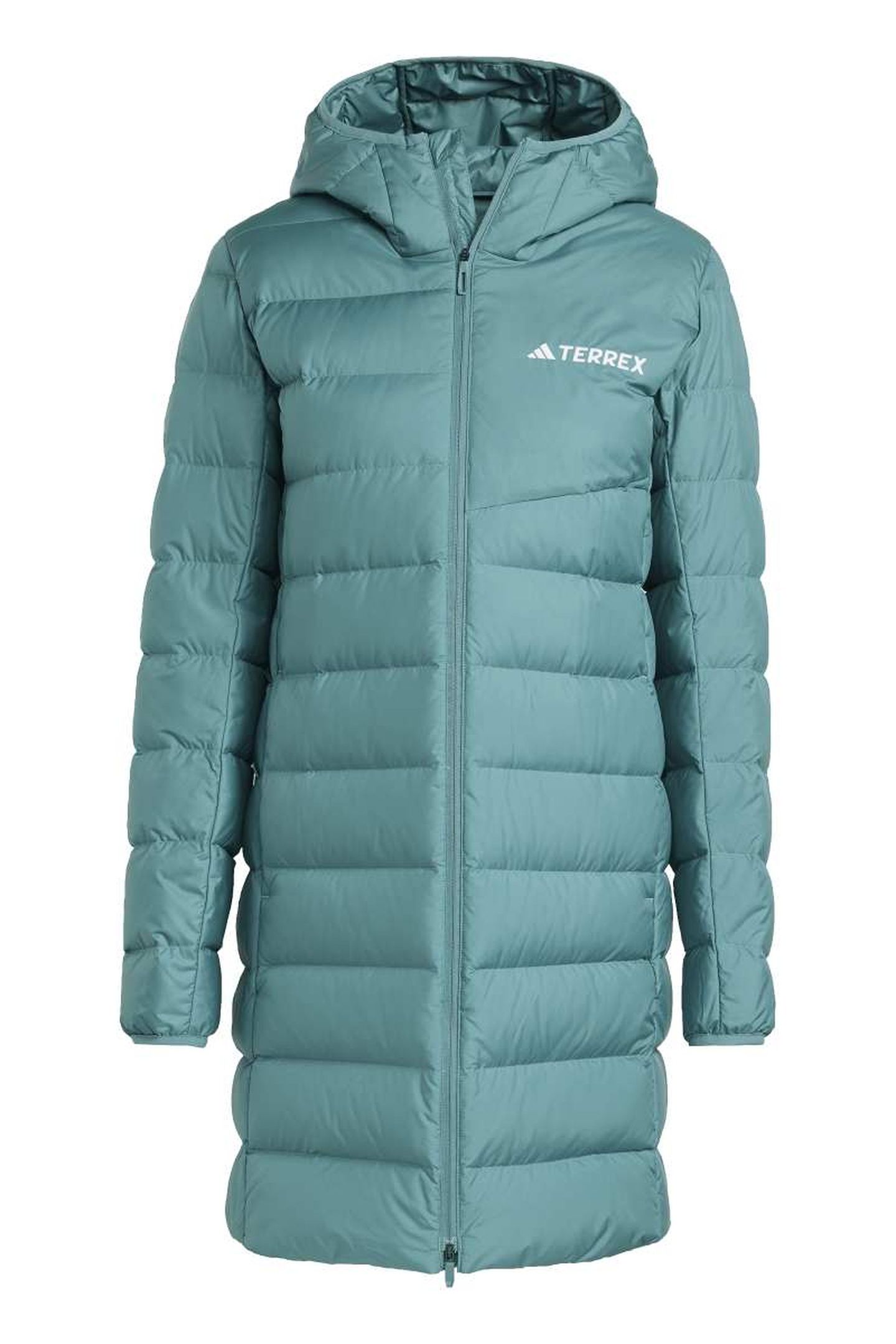 W MT DOWN PARKA PRELOVED TEAL 4