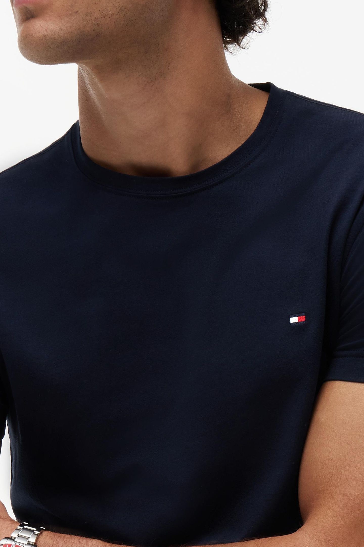 CORE STRETCH SLIM C-NECK DESERT SKY 5
