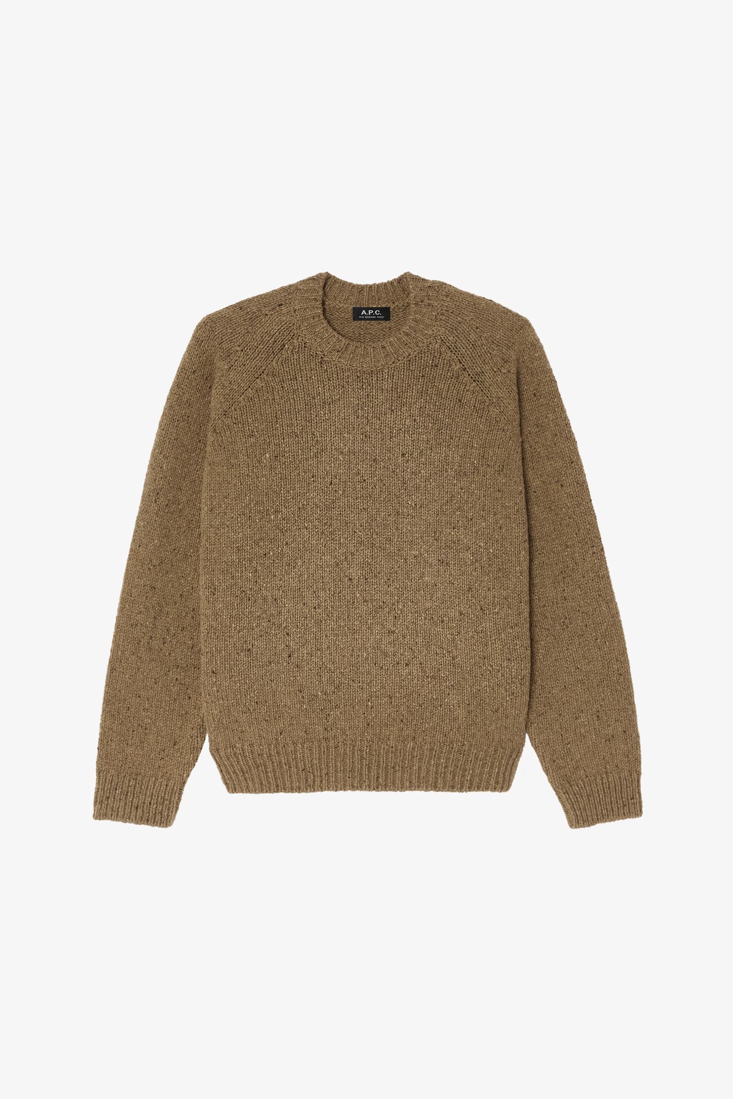 UNISEX SWEATER CREW NECK HAZELNUT 2