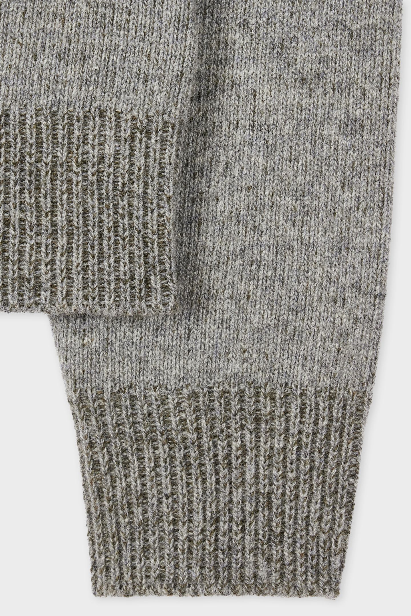 MENS CARDIGAN BUTTON THRU GREY MELANGE 7