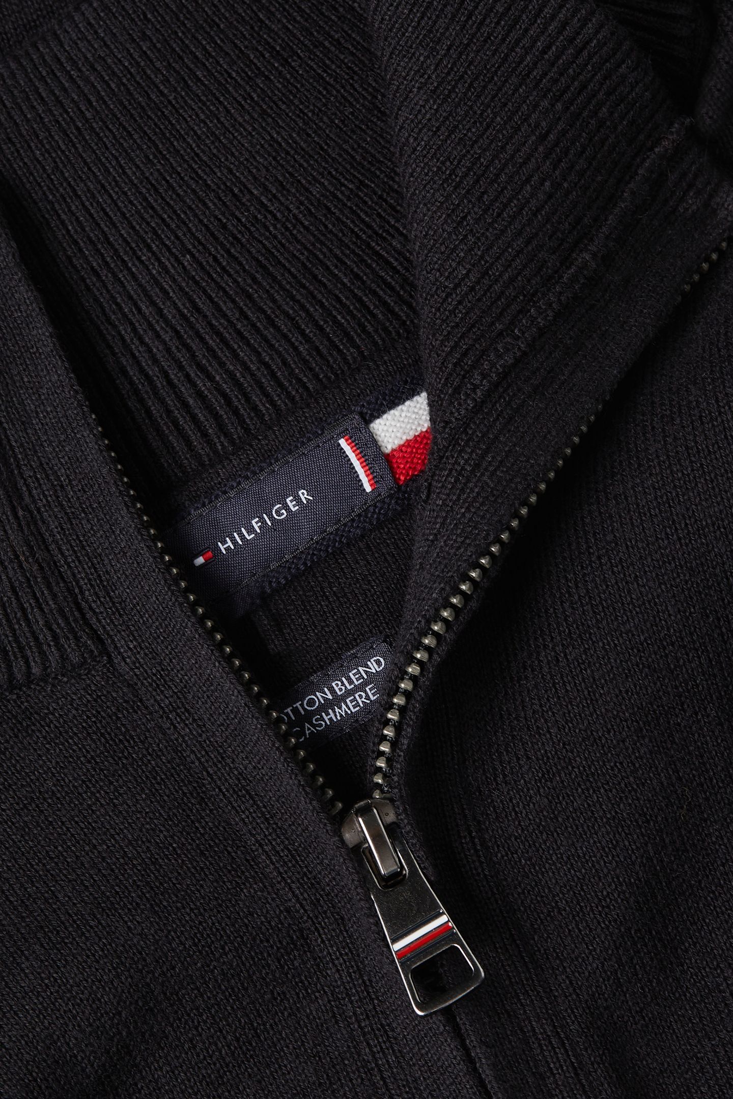 PIMA COTTON CASHMERE SWEATER BLACK 8