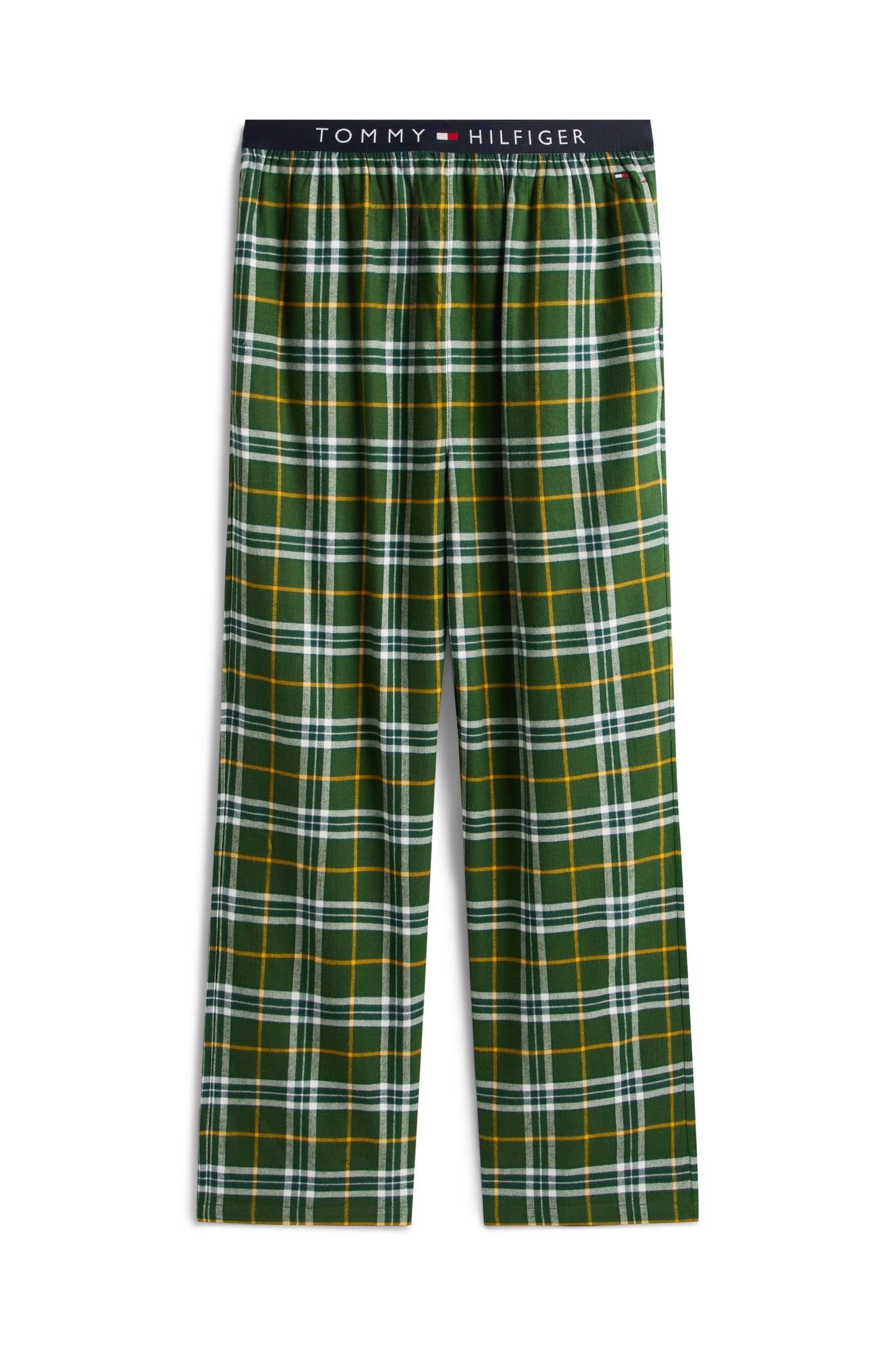 LS PJ RELAXED FLANNEL SET ORN GREEN/GREEN REIKER TARTEN 4