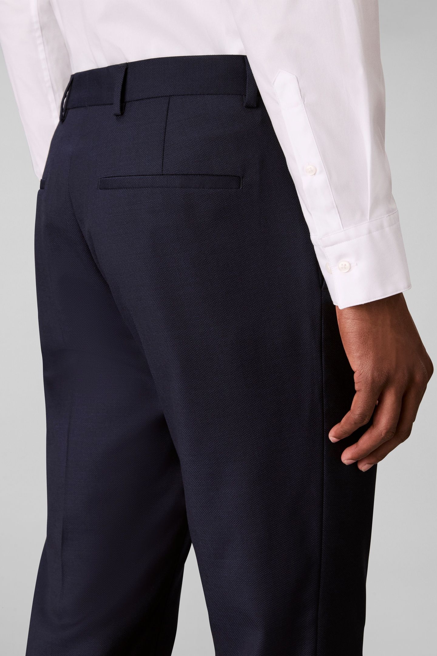 BIRDS EYE SLIM TROUSERS INK 6