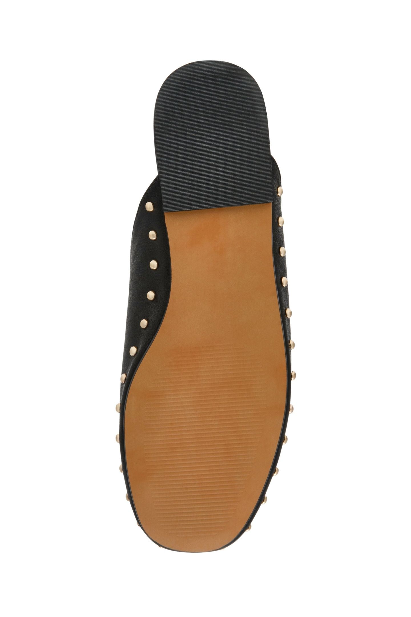 PEARSON FLAT SHOES BLACK LEATHER 7