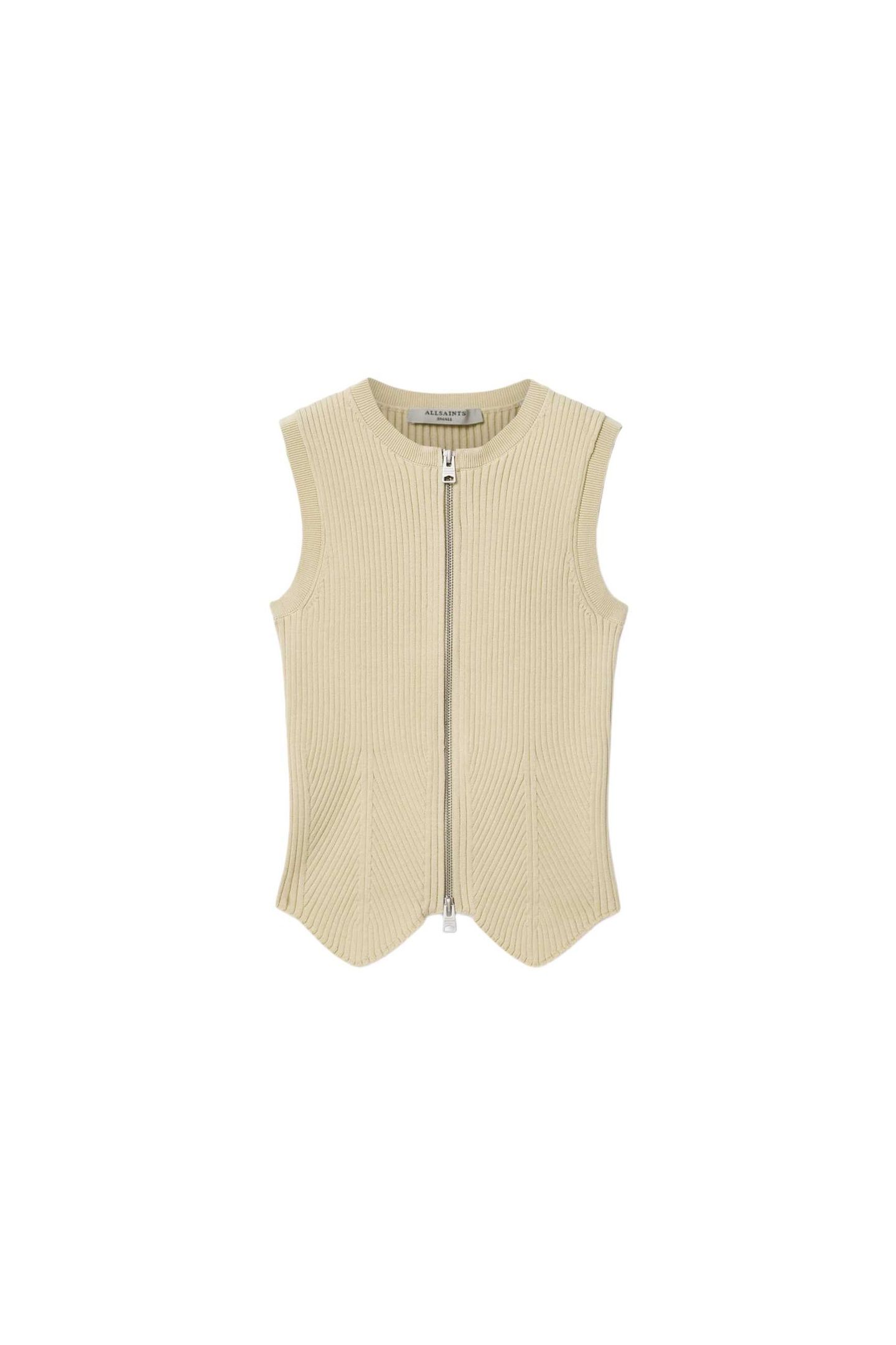 CRUZ ZIP WAISTCOAT HAZE GREEN 4