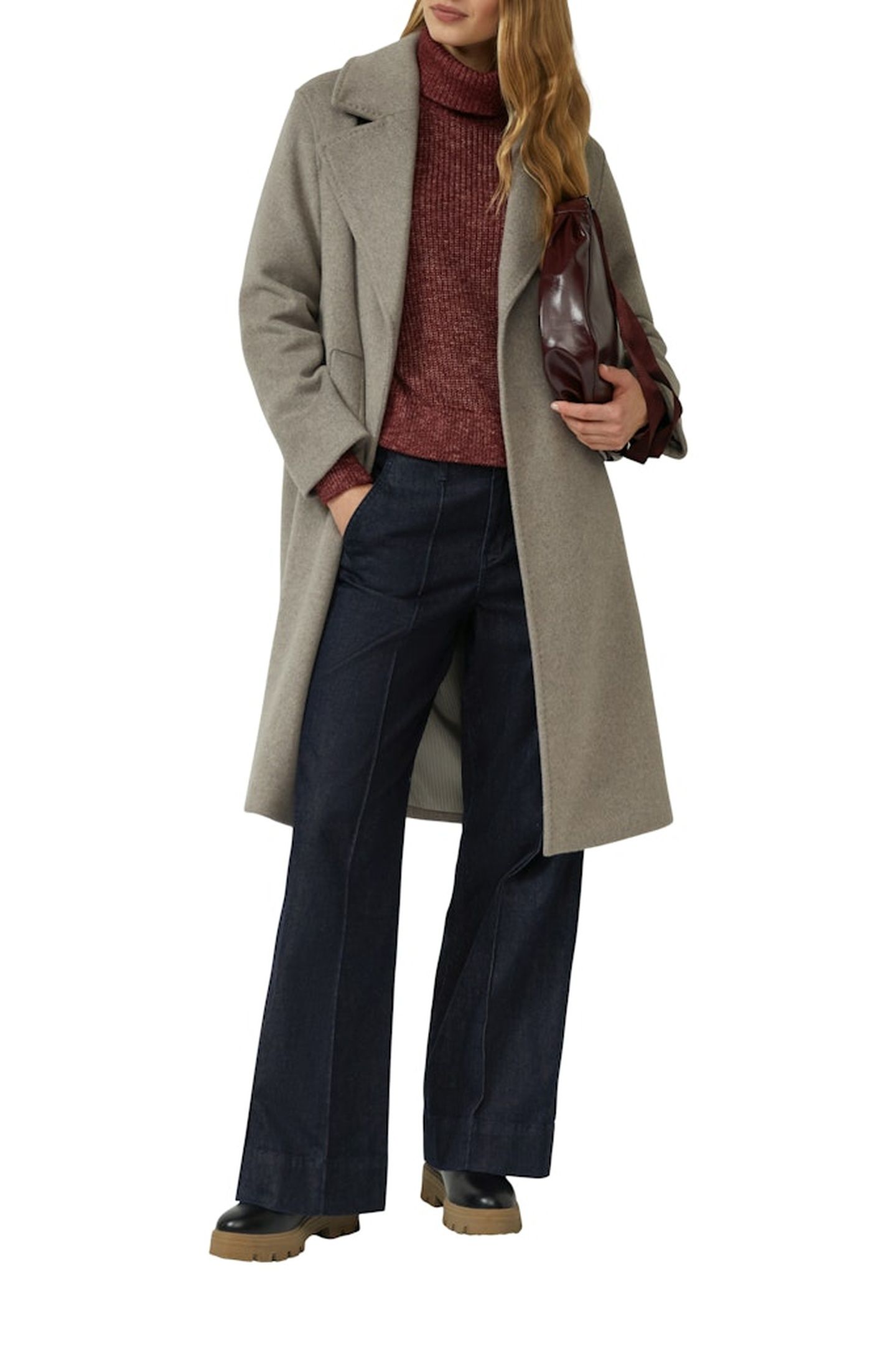 S.OLIVER PULLOVER BURGUNDY 1