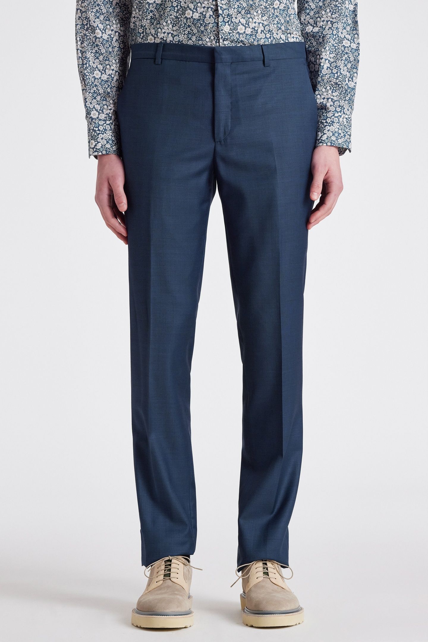 MENS SLIM FIT 2BTN SUIT INKY BLUE 2