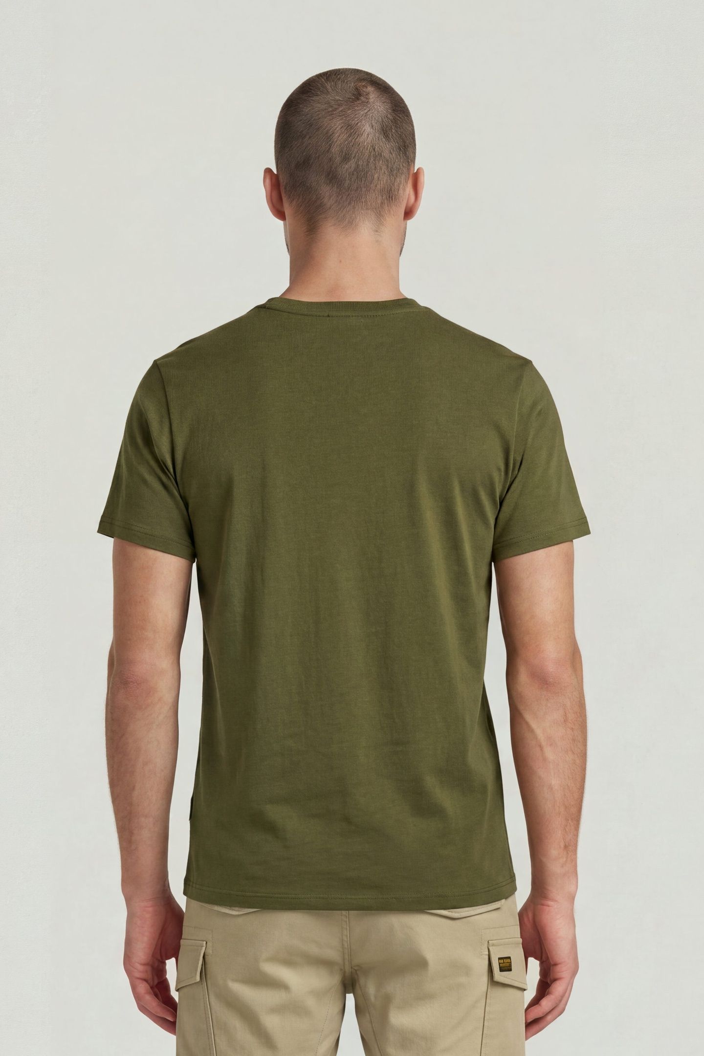 CHEST LOGO SLIM T-SHIRT S/S GREEN 2