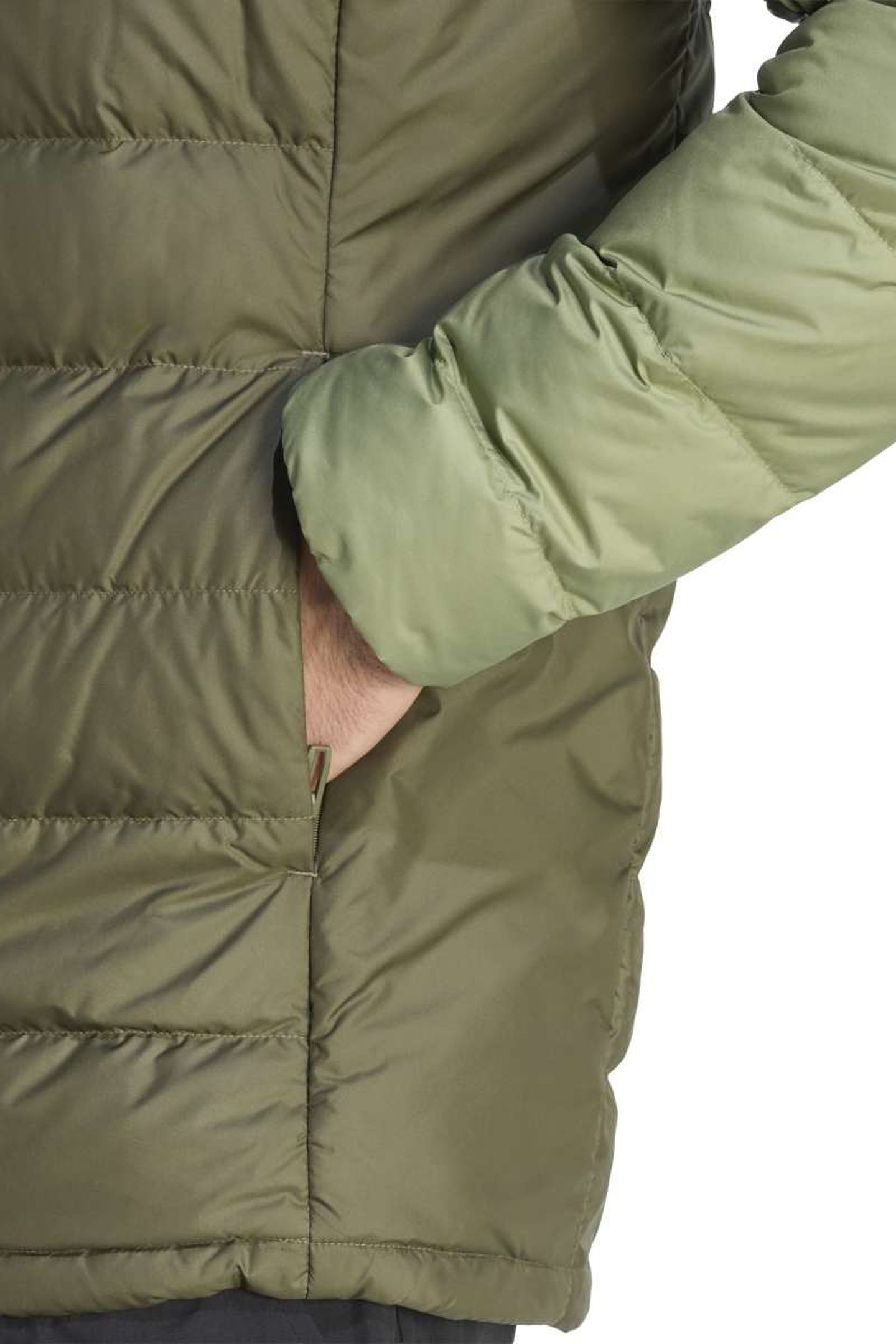 UNISEX TERREX MULTI LIGHT DOWN CLIMAWARM HOODED JACKET OLIVE 6