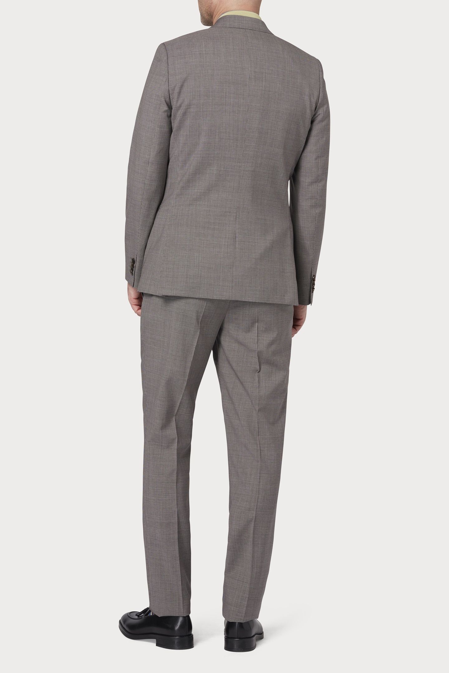MENS TAILORED FIT 2 BUTTON SUIT GREY 2