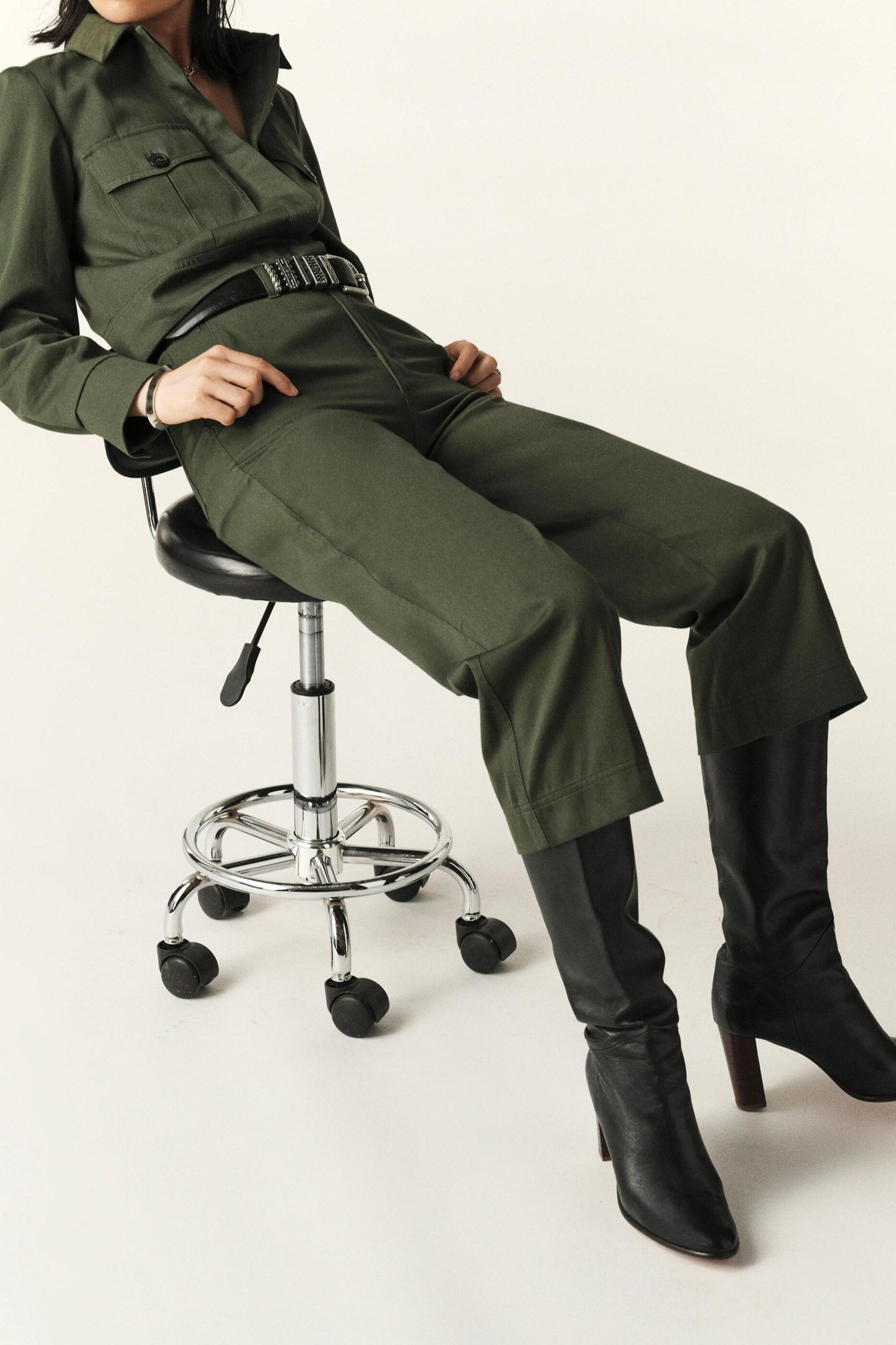 WIDE TROUSERS KAKI 7