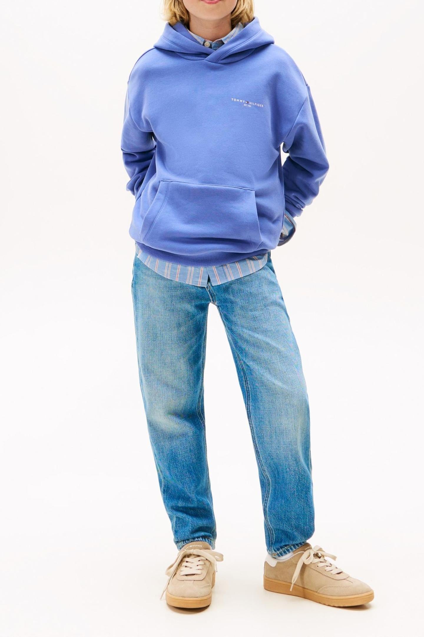 UNISEX MINI CORP HOODIE SOFT SAPPHIRE 2