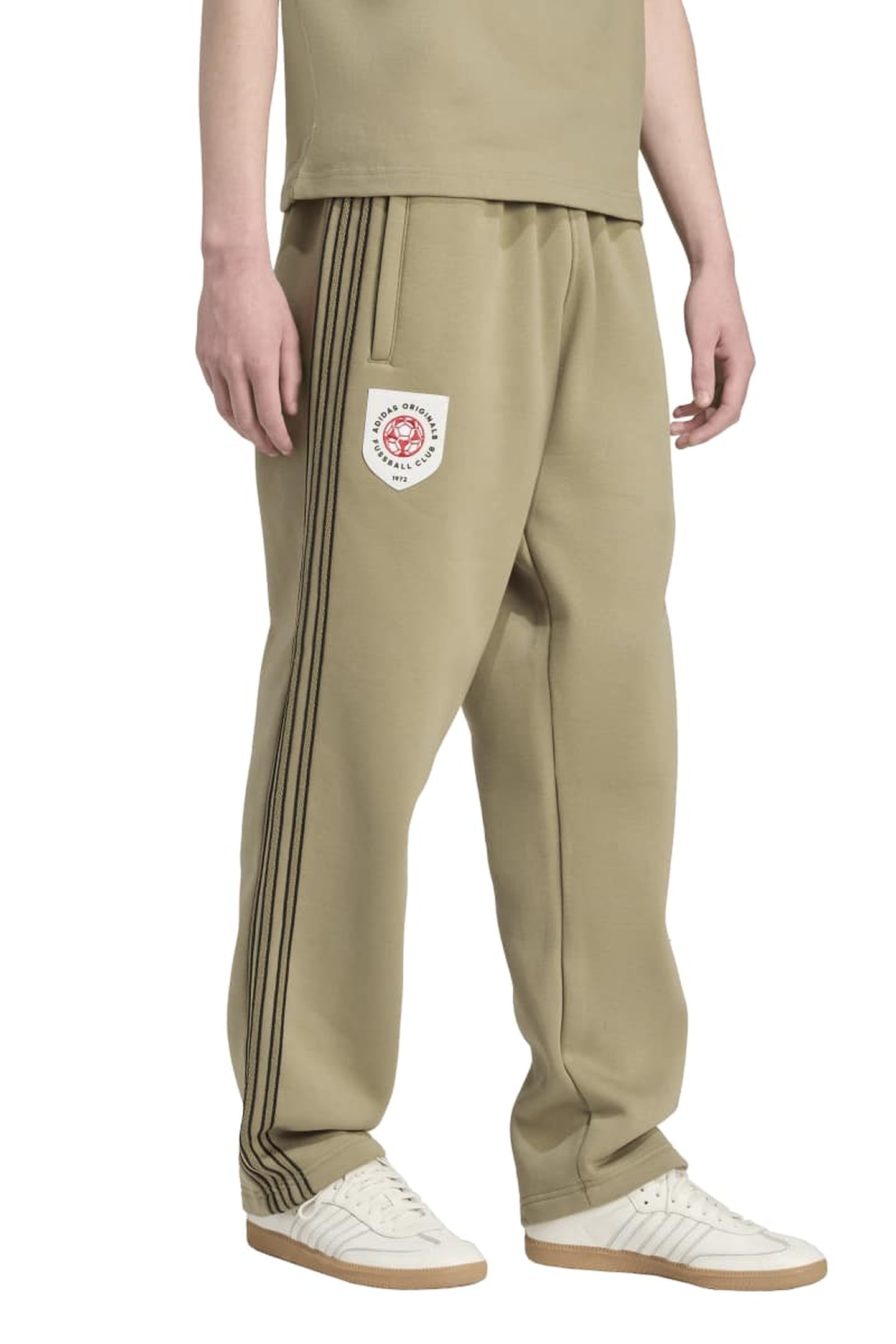 UNISEX MESH STRIPE PANTS ORBIT GREEN 2