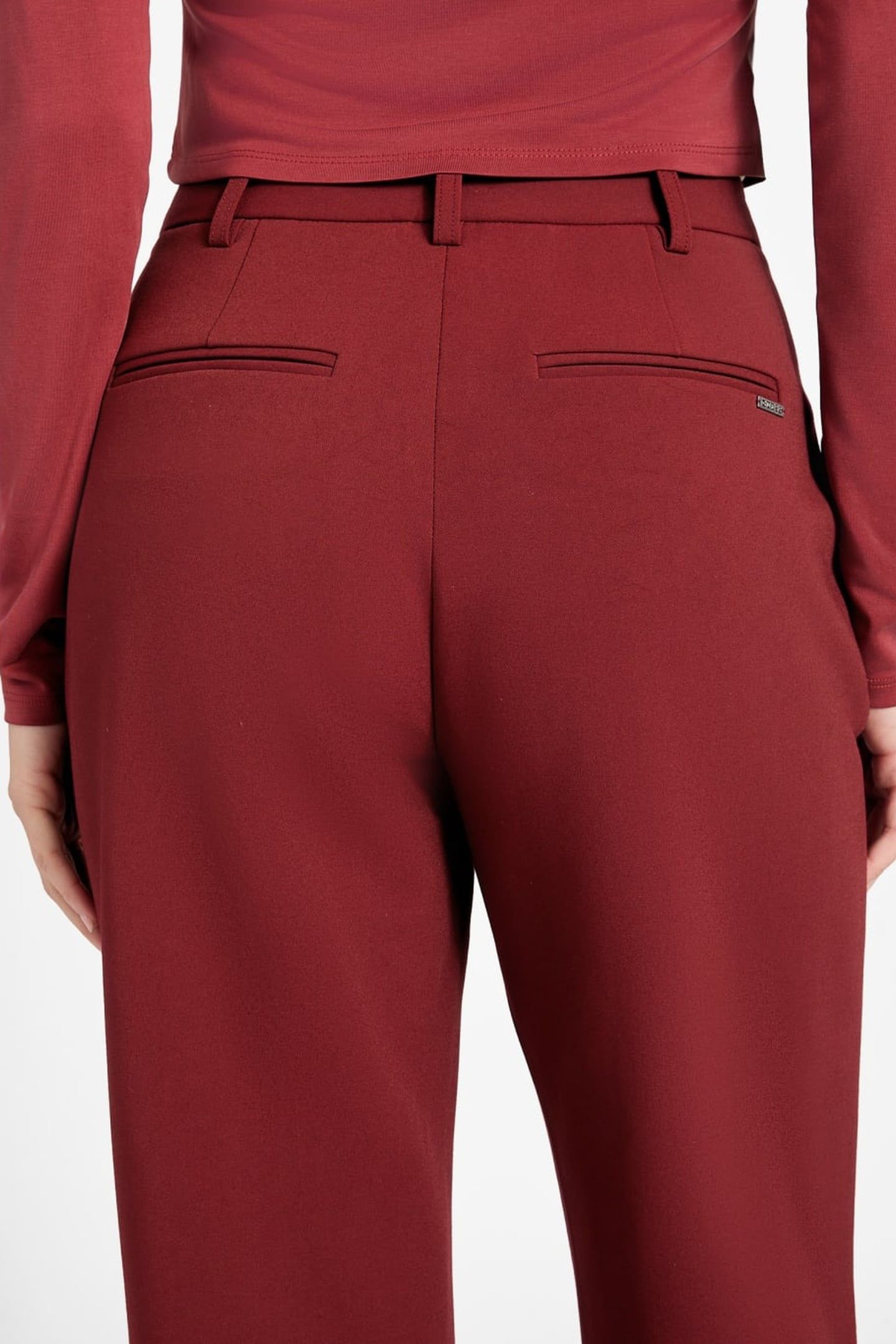EMY STRAIGHT PANT SIREN RED MULTI 5
