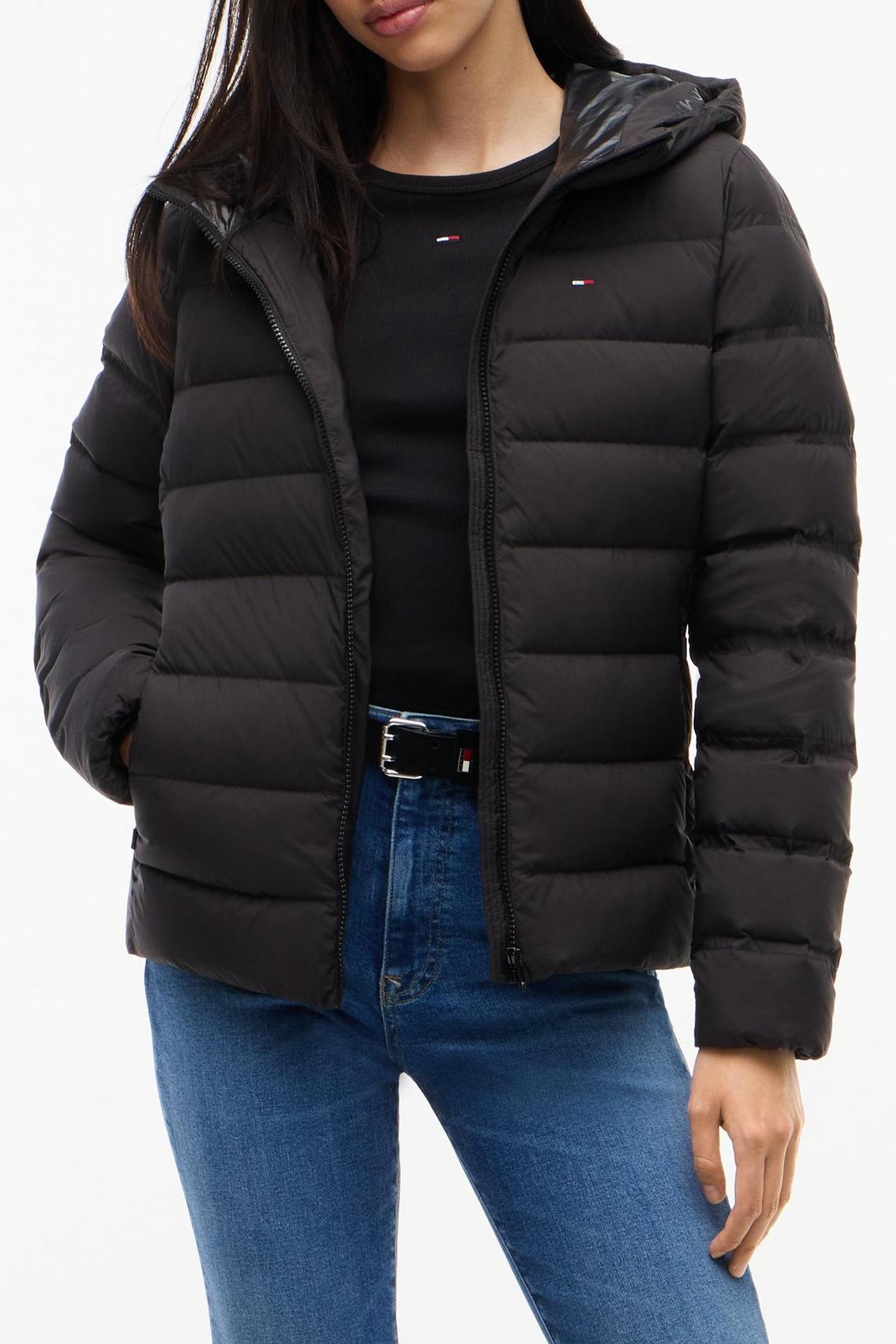 TJW SLIM HOOD JACKET BLACK 1