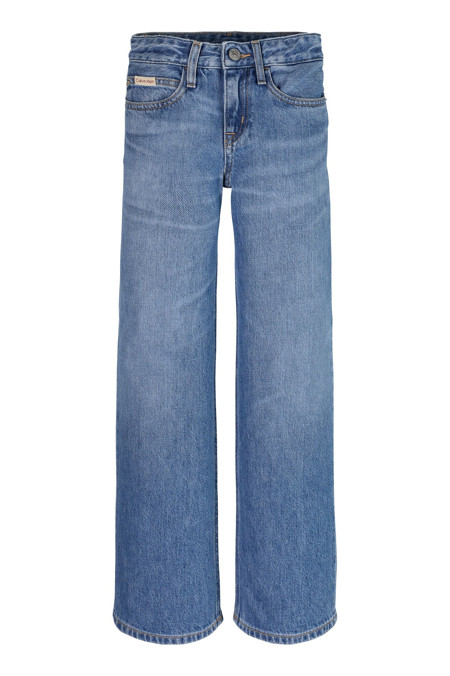 GIRLS WIDE LEG RELAXED LOW WAISTED SOFT BLUE 3