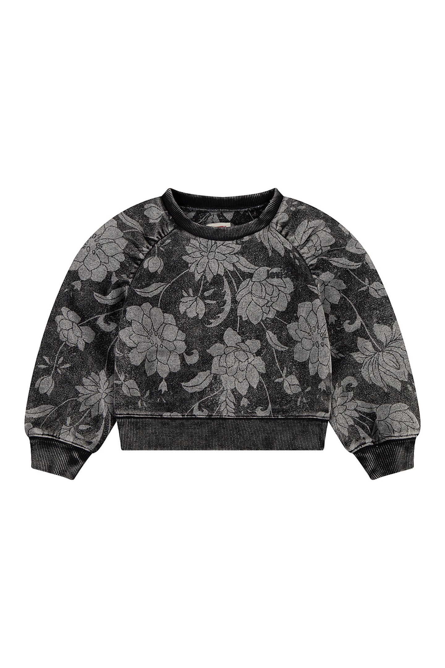 GIRLS DISCHARGE MEET AND GREET TOP BLACKOUT FLORAL 1