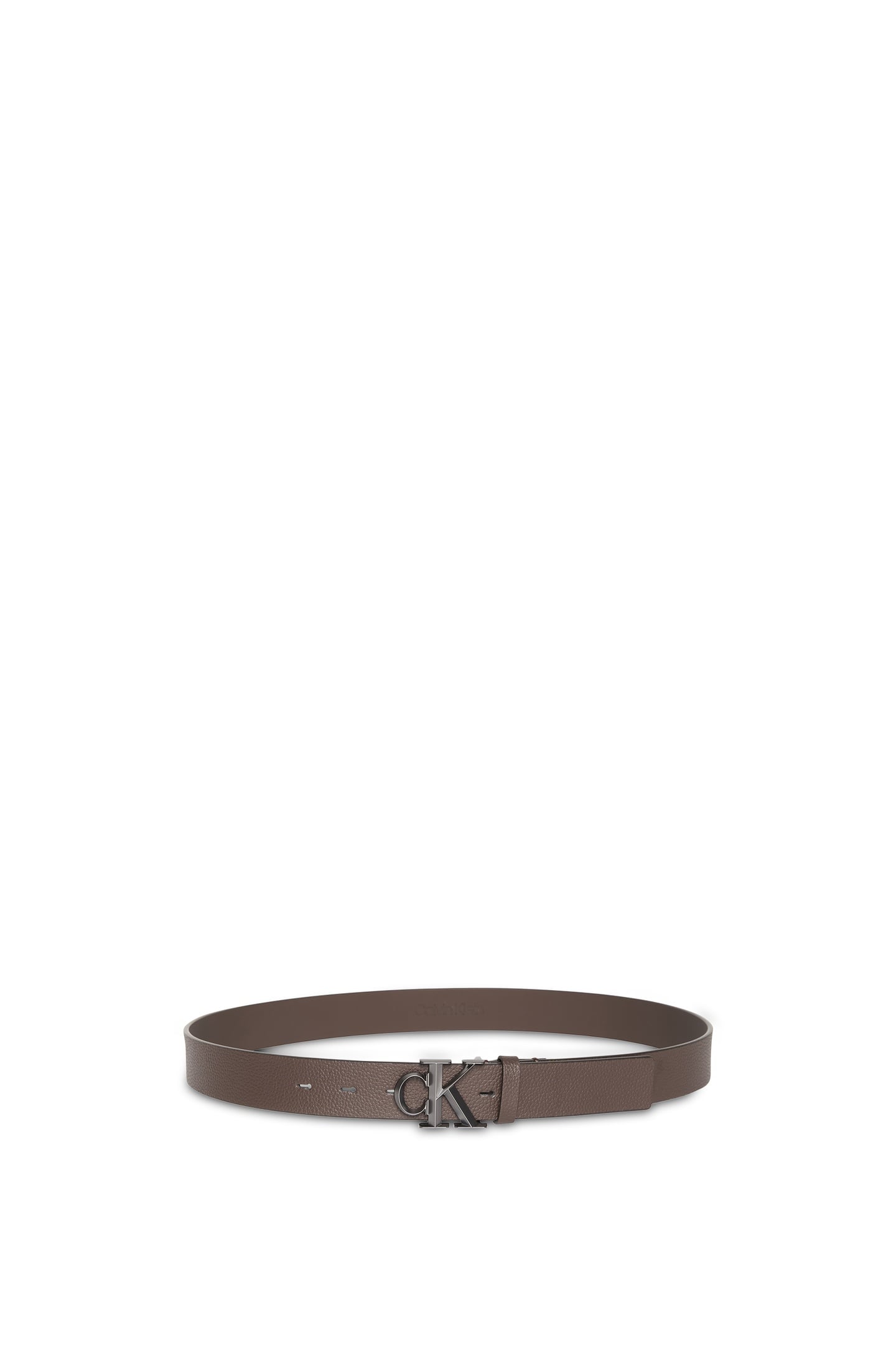 CK BUCKLE 32MM BELT CK DARK BROWN 3