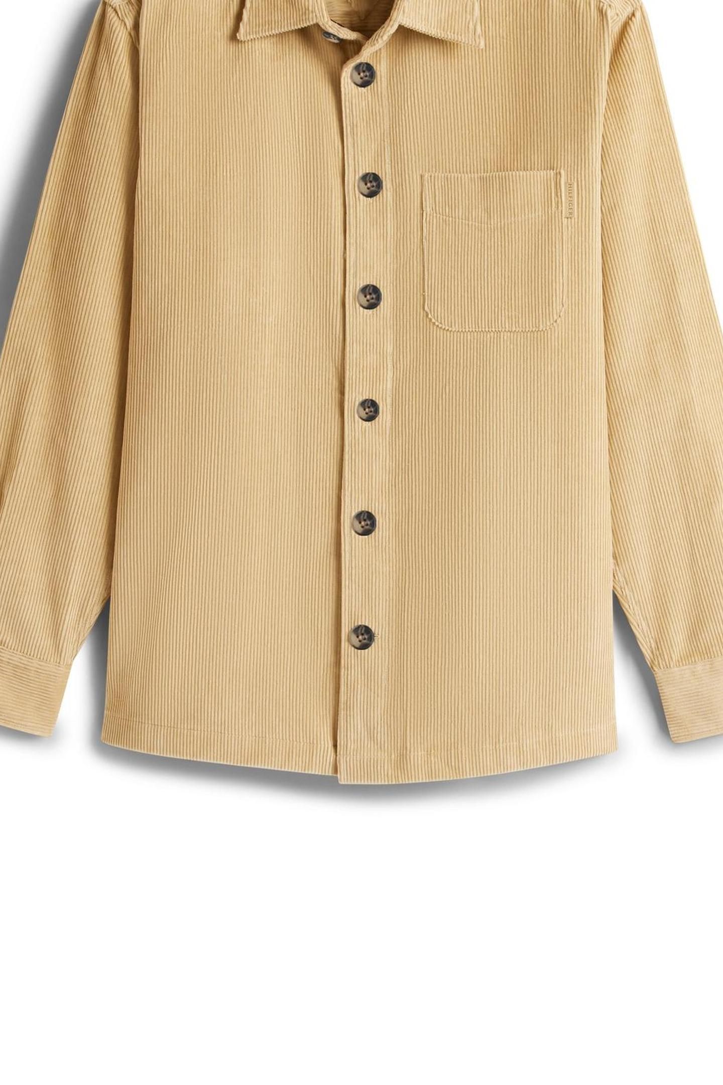 CORDUROY RELAXED OVERSHIRT GENTLE GOLD 4