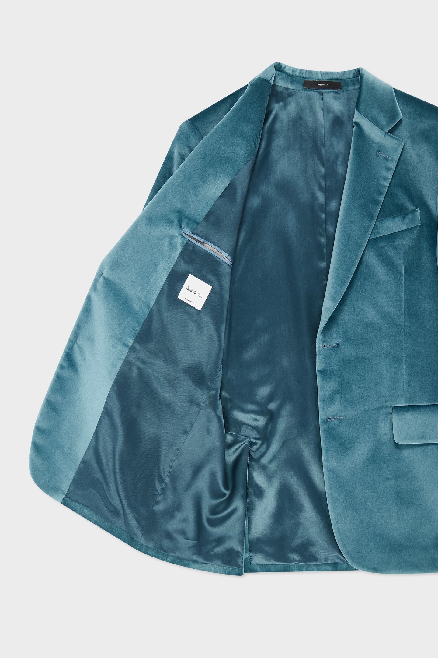 MENS TAILORED FIT 2 BUTTON JACKET GREYISH BLUE 8