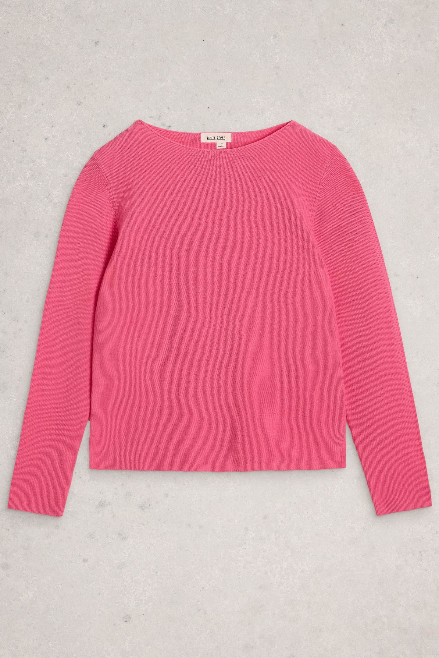 SANDY STITCH JUMPER BRIGHT PINK 1