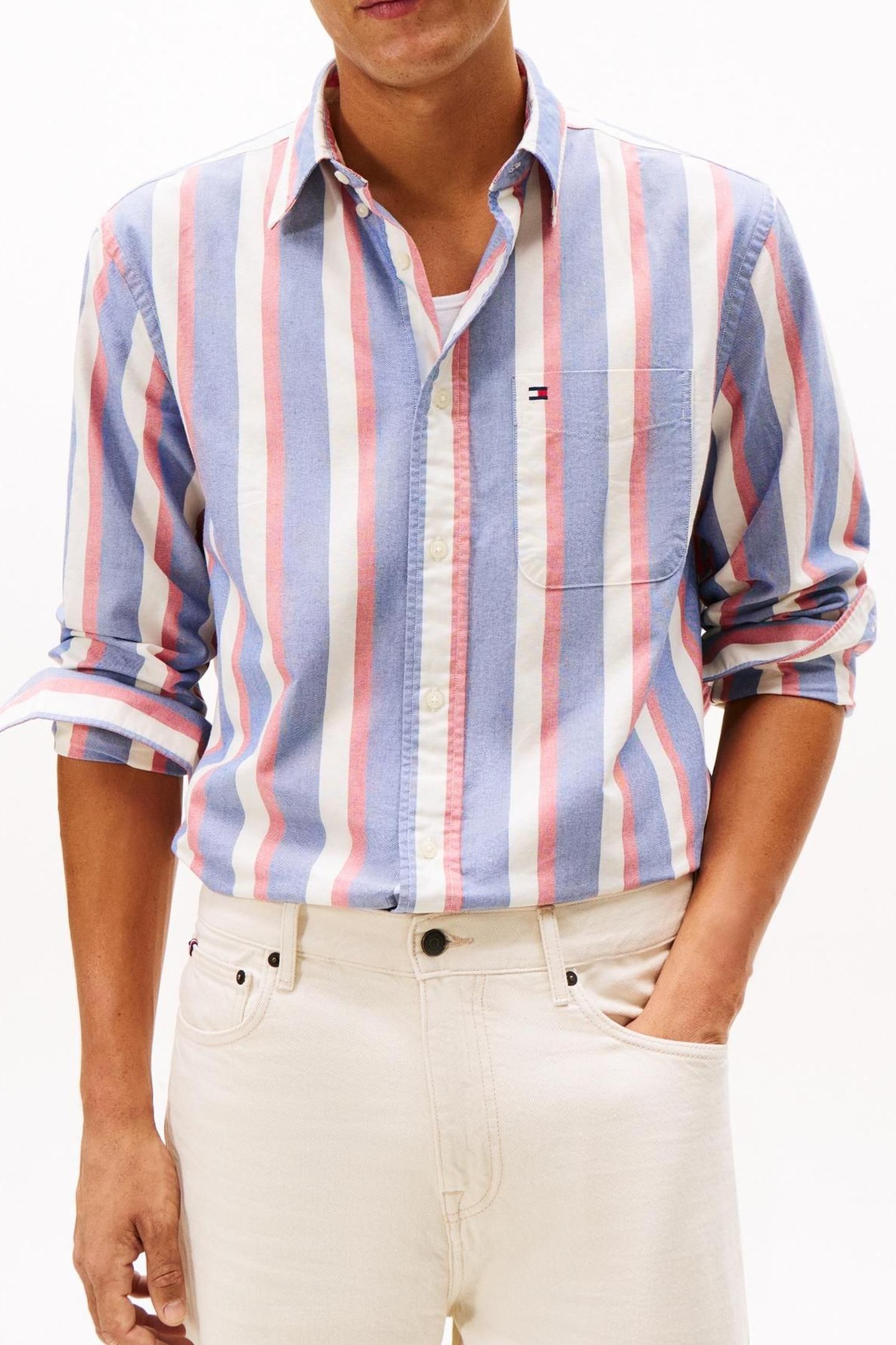 HERITAGE OXFORD ICON WEDGE BLUE/MULTI STRIPE 1