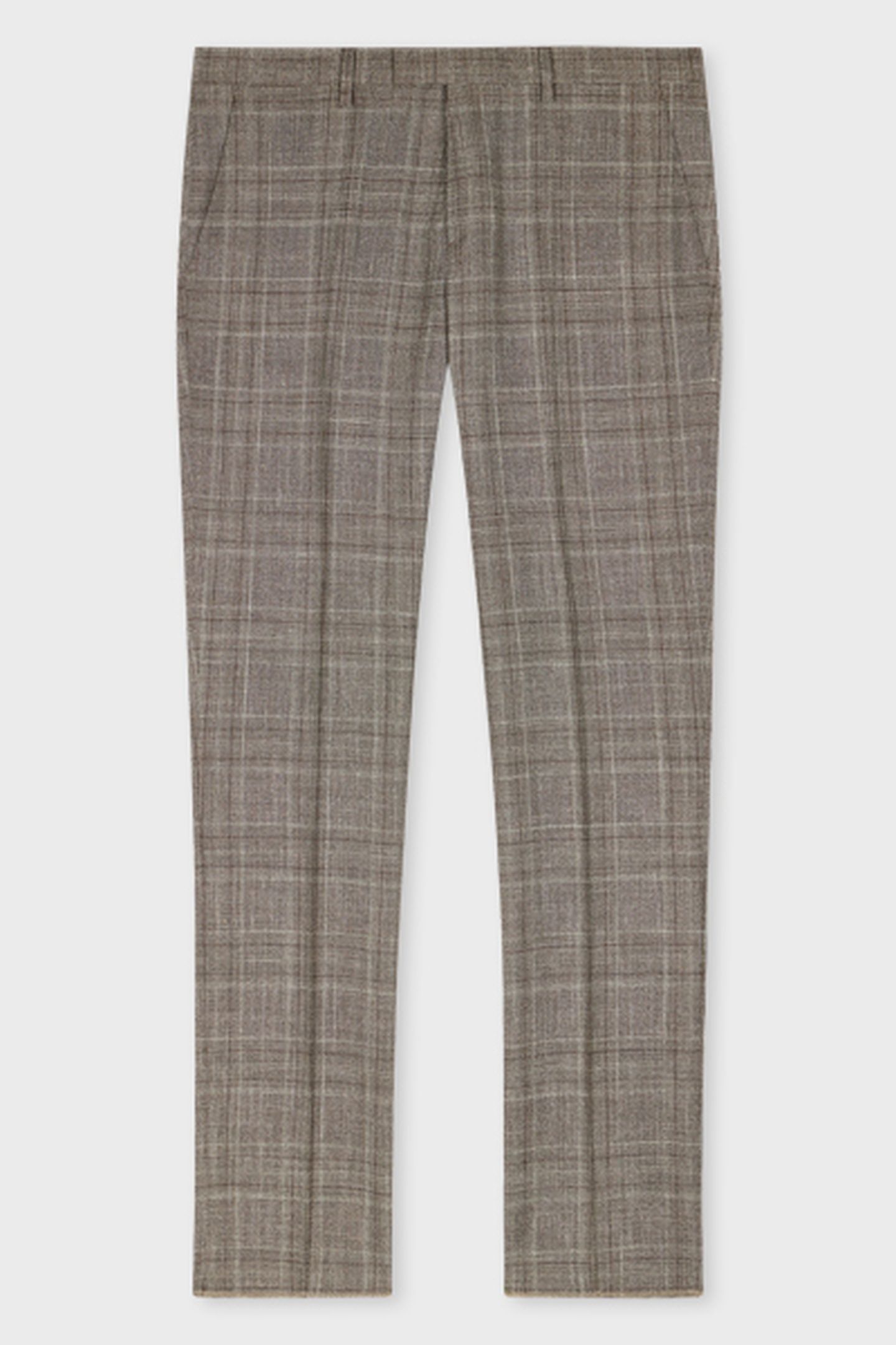 MENS SLIM FIT TROUSER GREY BEIGE 5