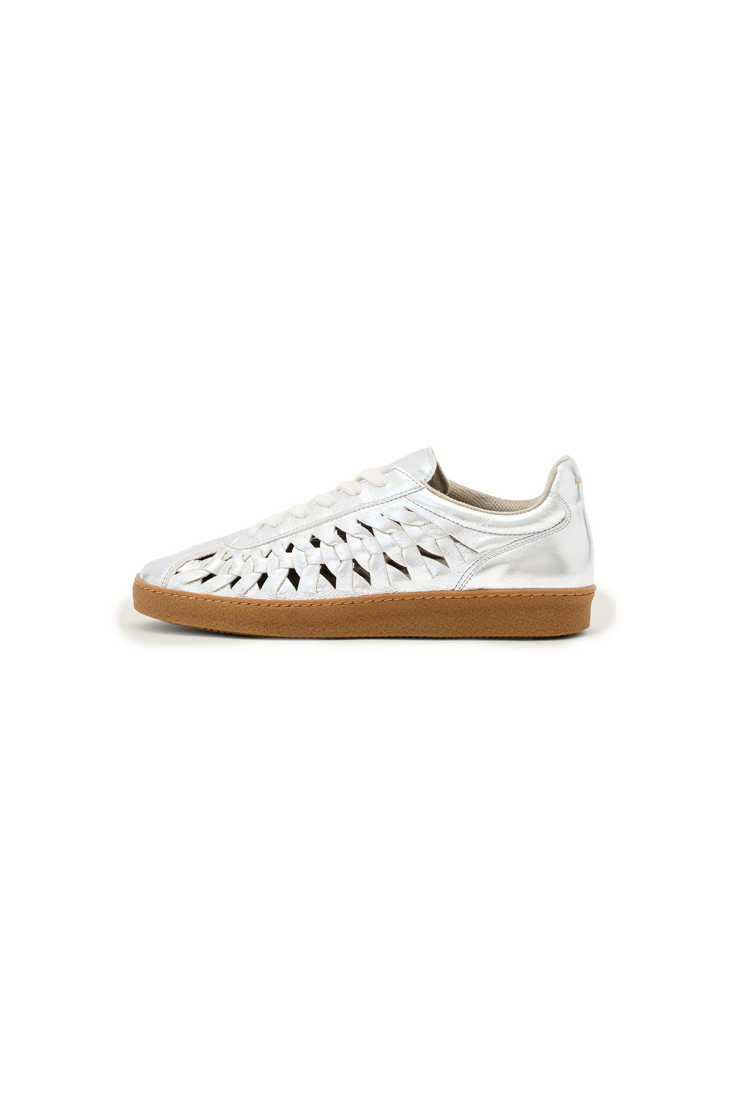 VELMA WOVEN SNEAKER SILVER SHINE 1