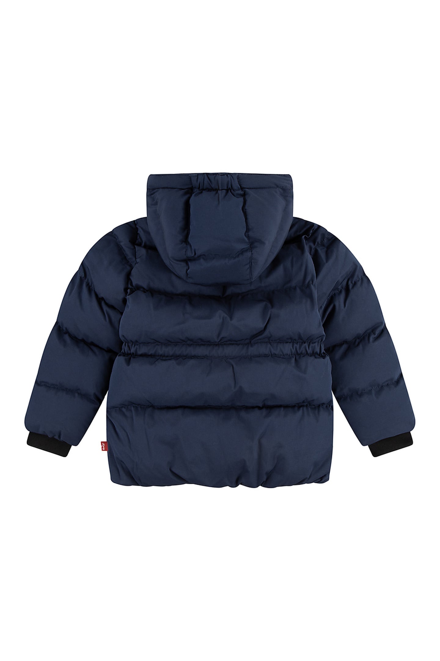 GIRLS MIX MEDIA THIGH LENGTH PUFFER DRESS BLUES 2