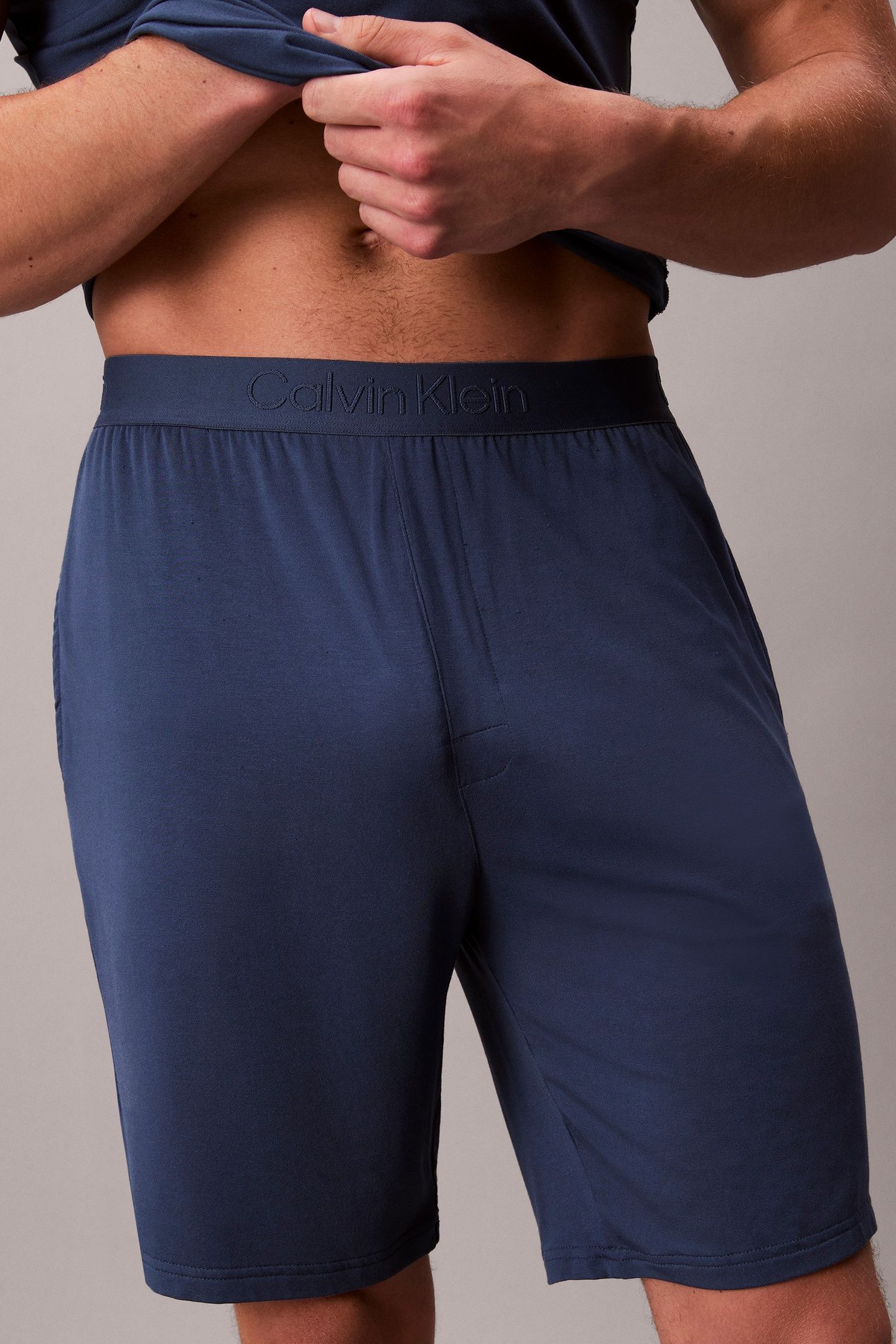 MODAL SLEEP SHORT DARK DENIM 5
