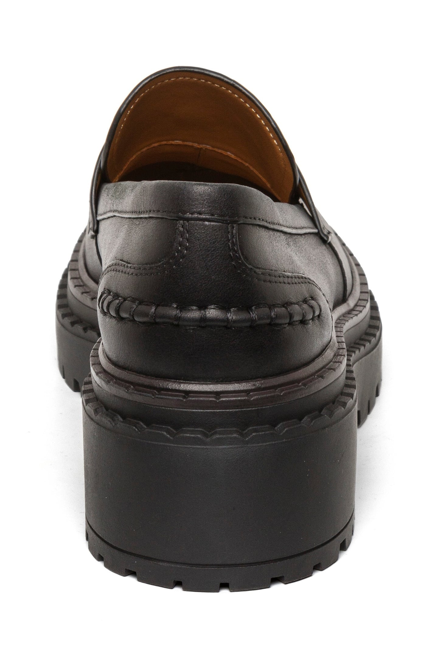 PURSUIT FLAT SHOES BLACK LEATHER 4