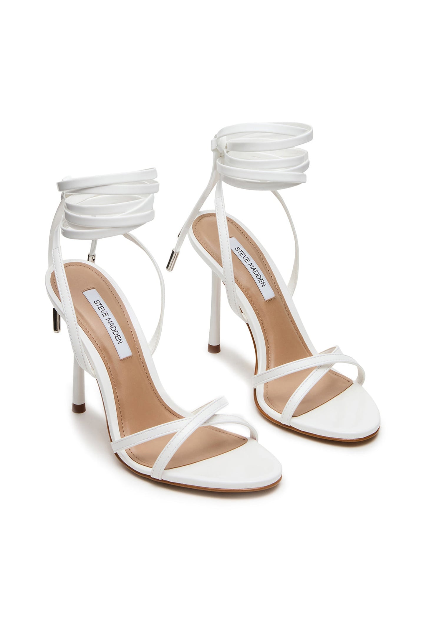 NERI SANDALS WHITE PATENT 2