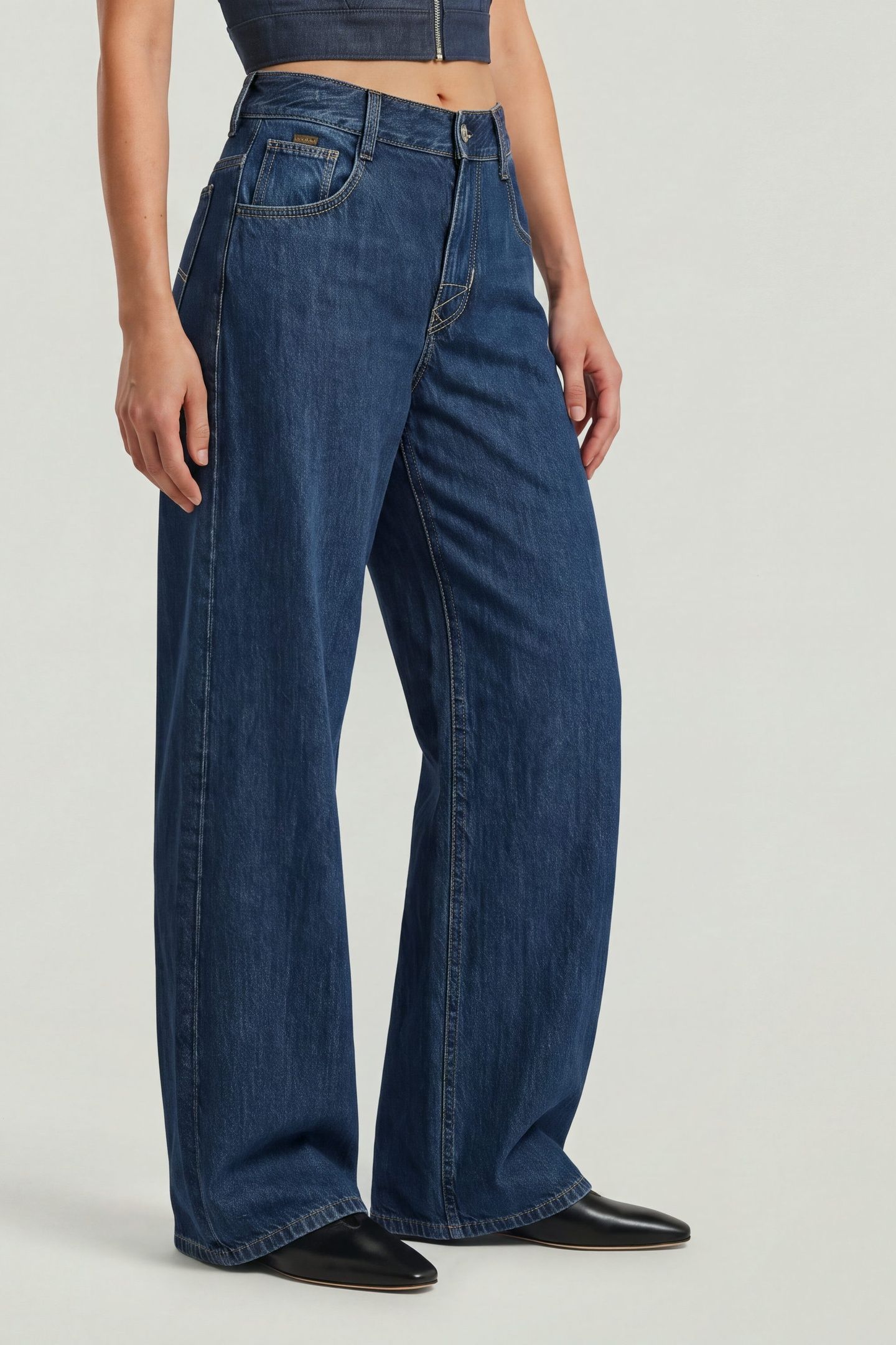 SKATER HIGH LOOSE BLUE 1