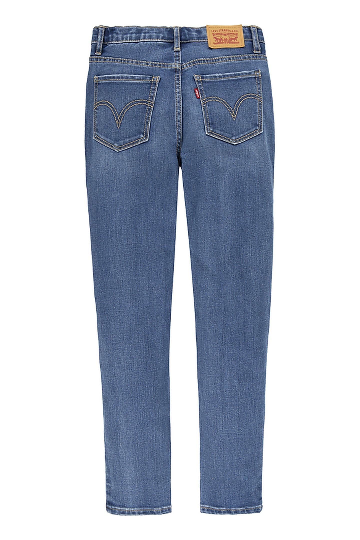 GIRLS 720 HIGH RISE SUPER SKINNY HOMETOWN BLUE 2