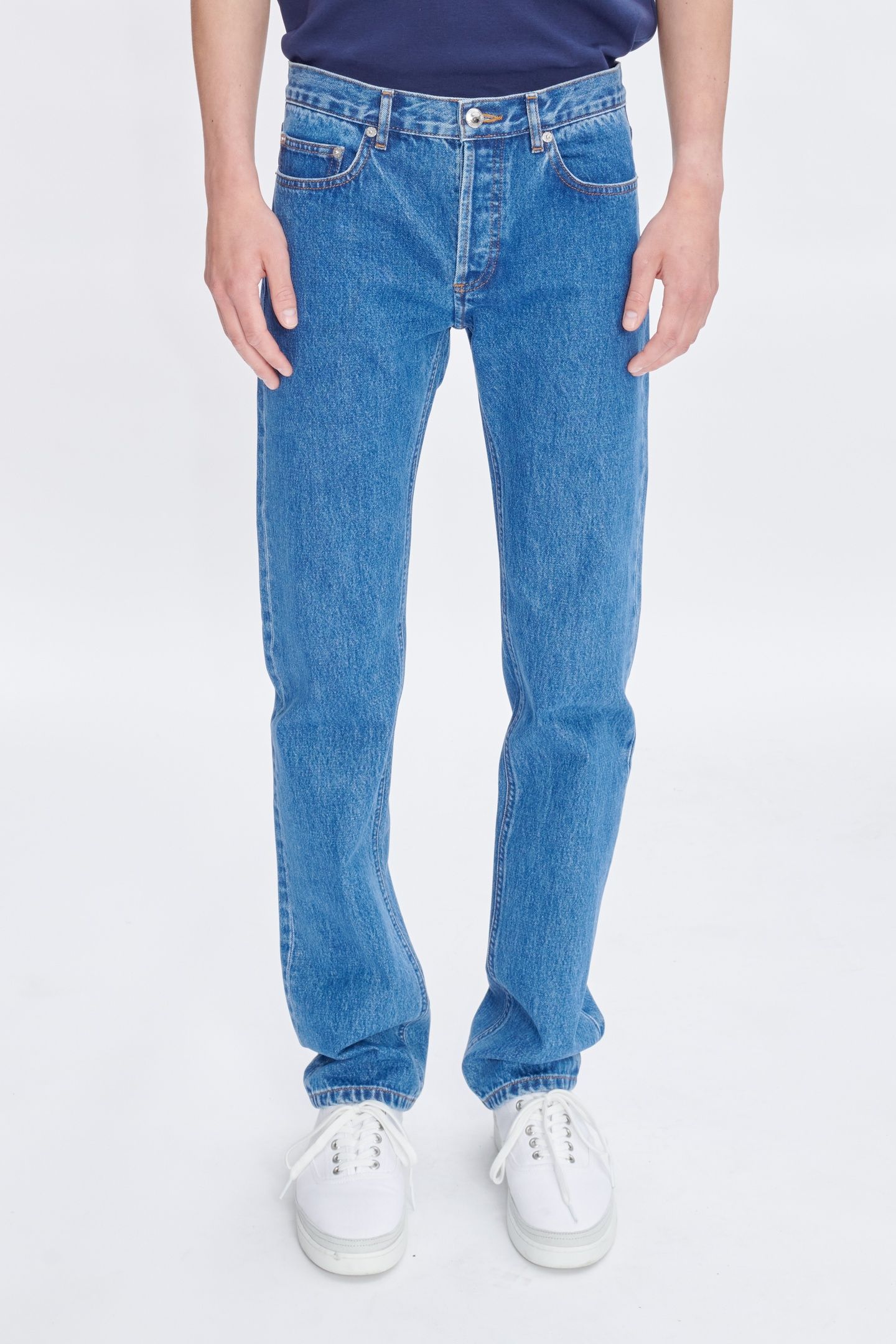 UNISEX JEANS NEW STANDARD WASHED INDIGO 1